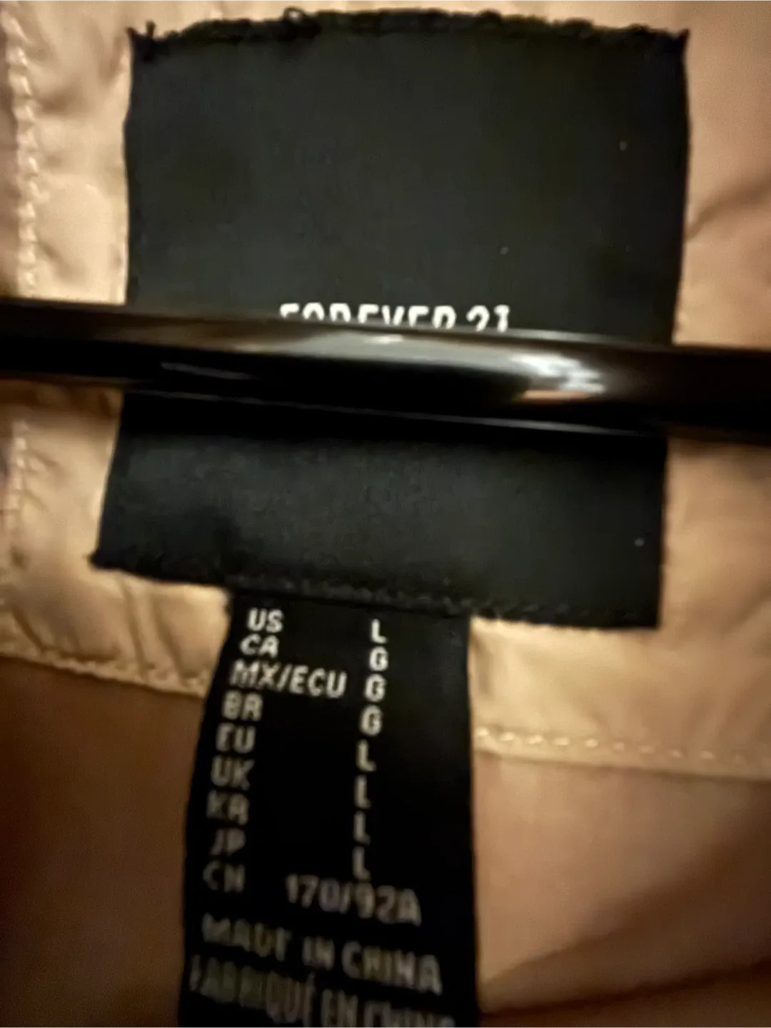 Forever 21 Puffer Jacket - Size L image indicator(2)