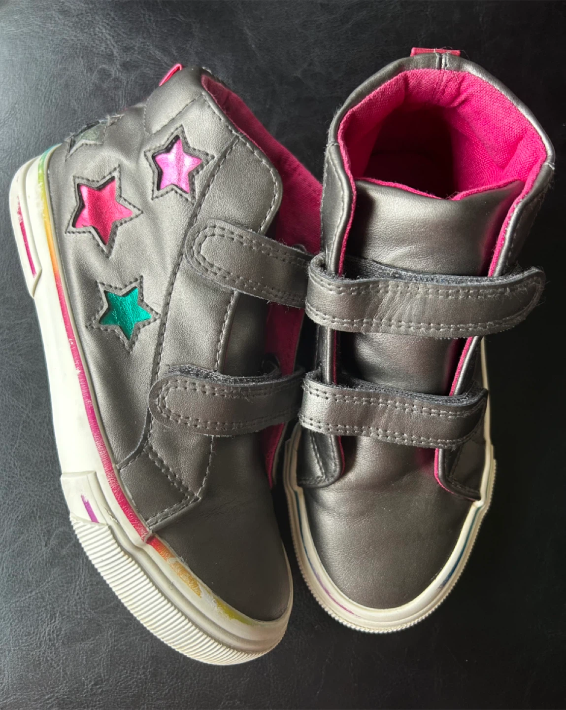 Girls high-top sneakers US 12