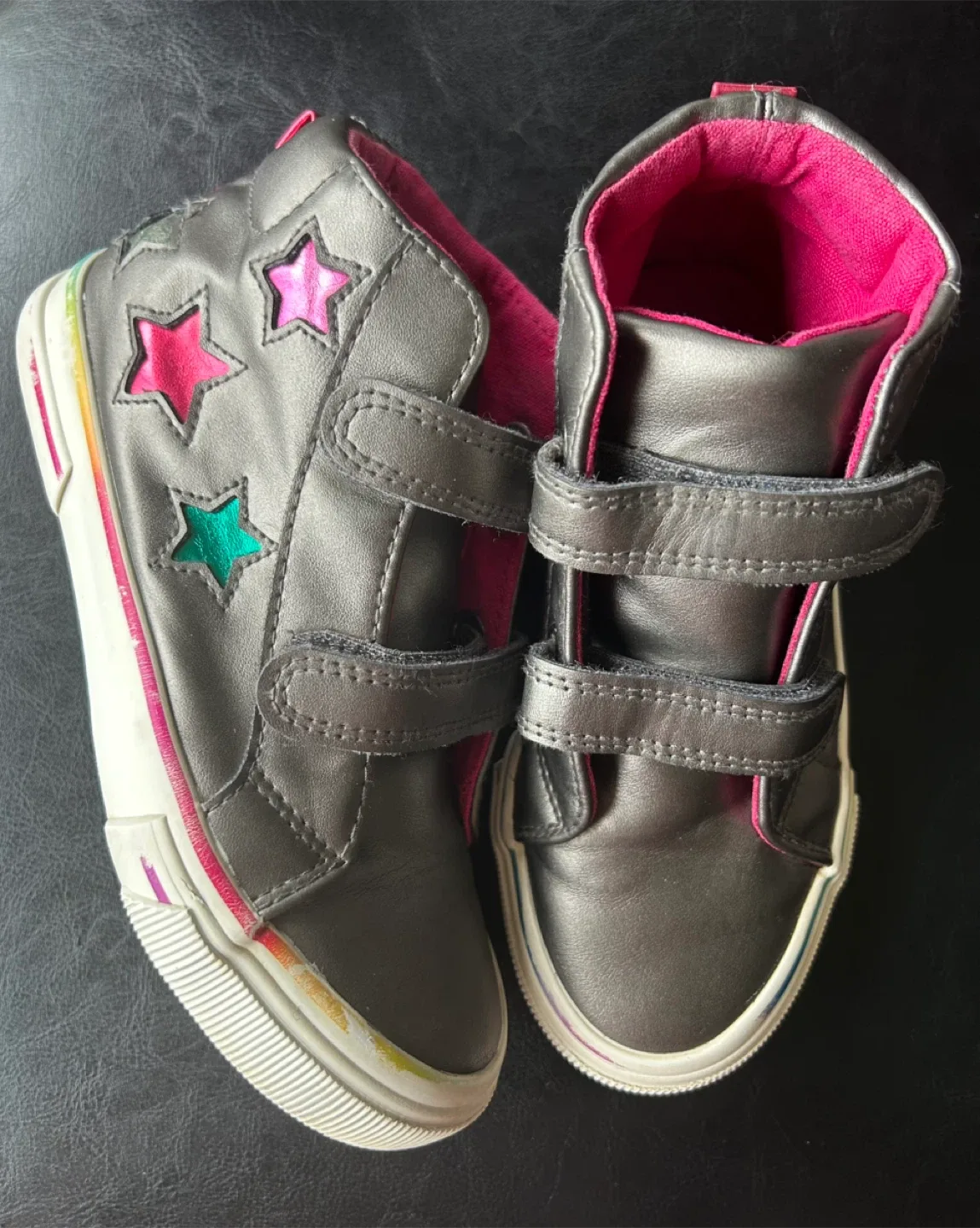 Girls high-top sneakers US 12