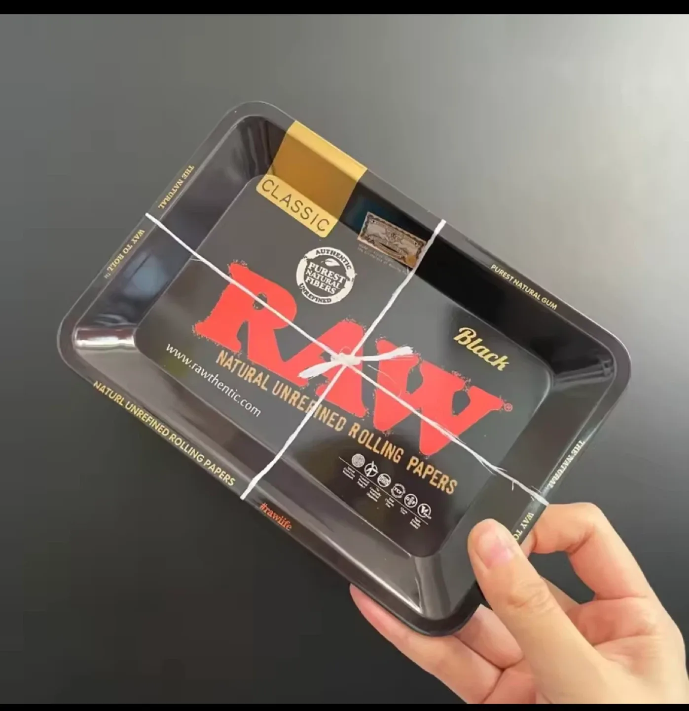 RAW Black Rolling Tray thumbnail