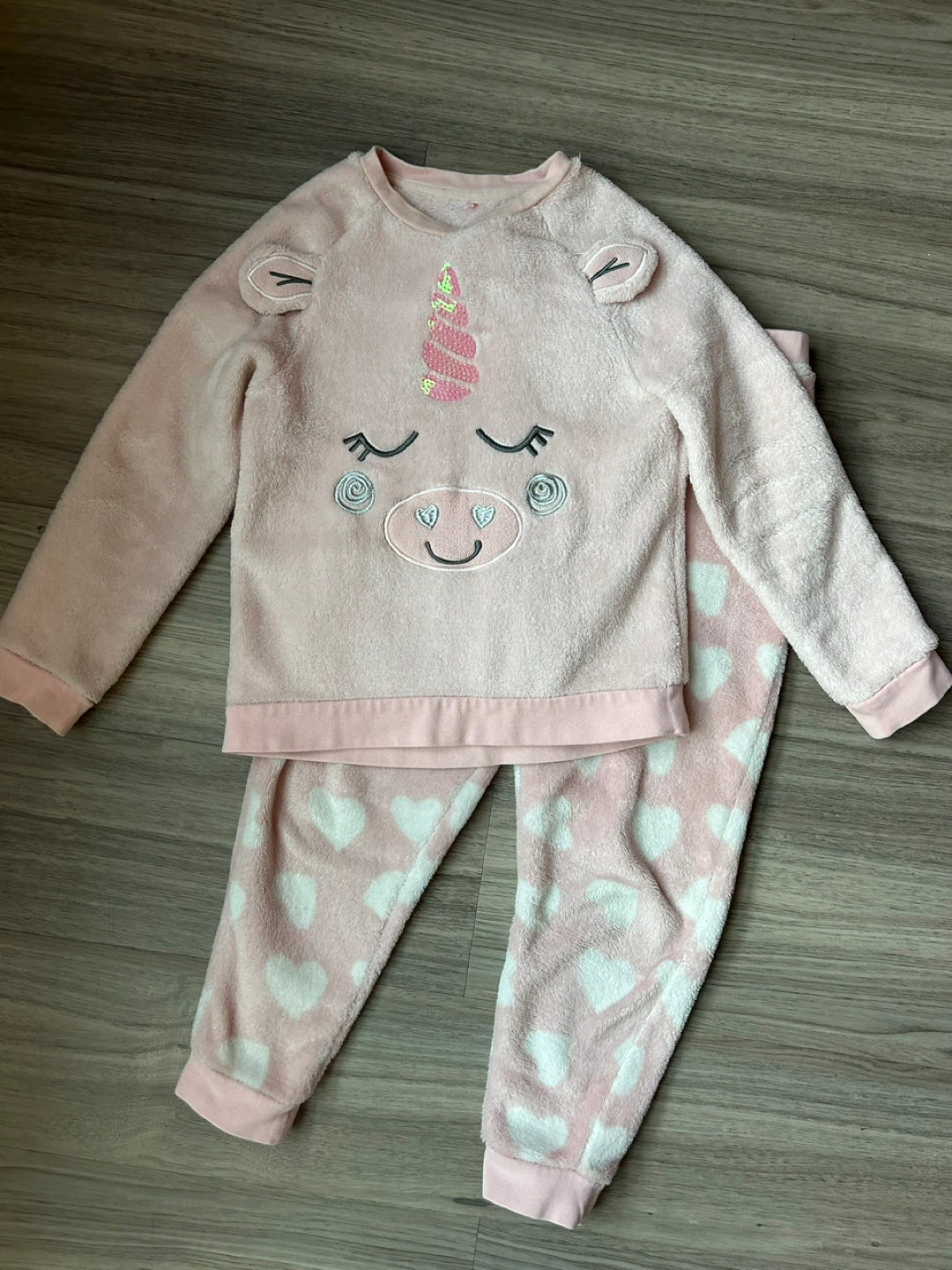 George Unicorn Pajama Set - Size 5-6 Years