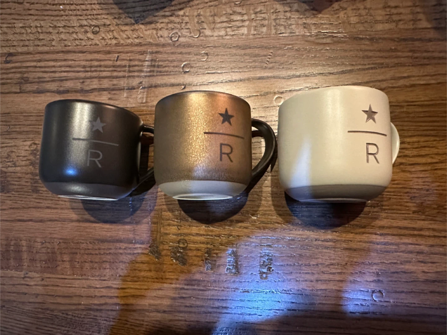 Starbucks Reserve Roastery 3 oz cups - Set of 3