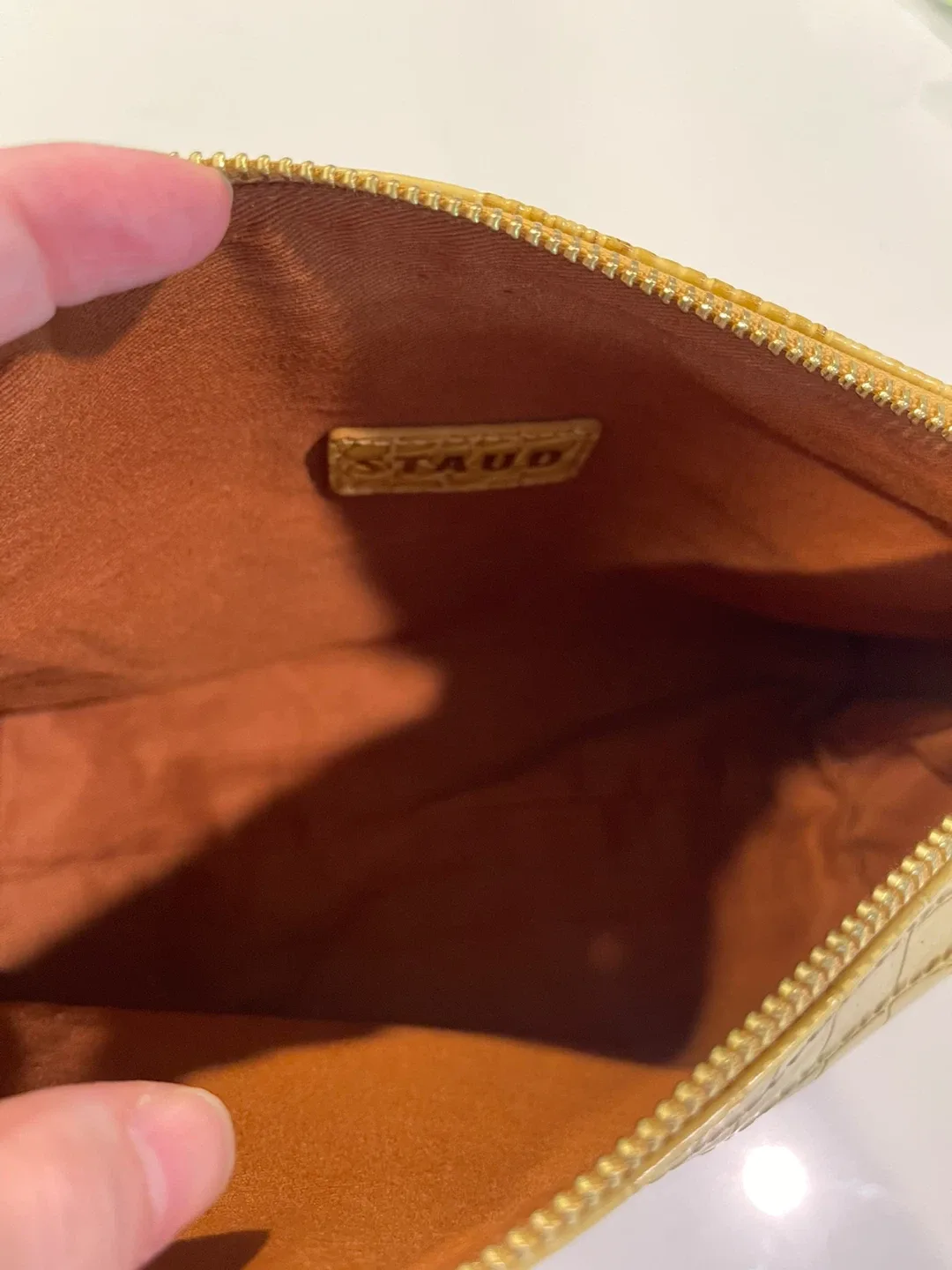 Staud PVC & Crocodile Embossed Leather Shirley Bag image indicator(7)