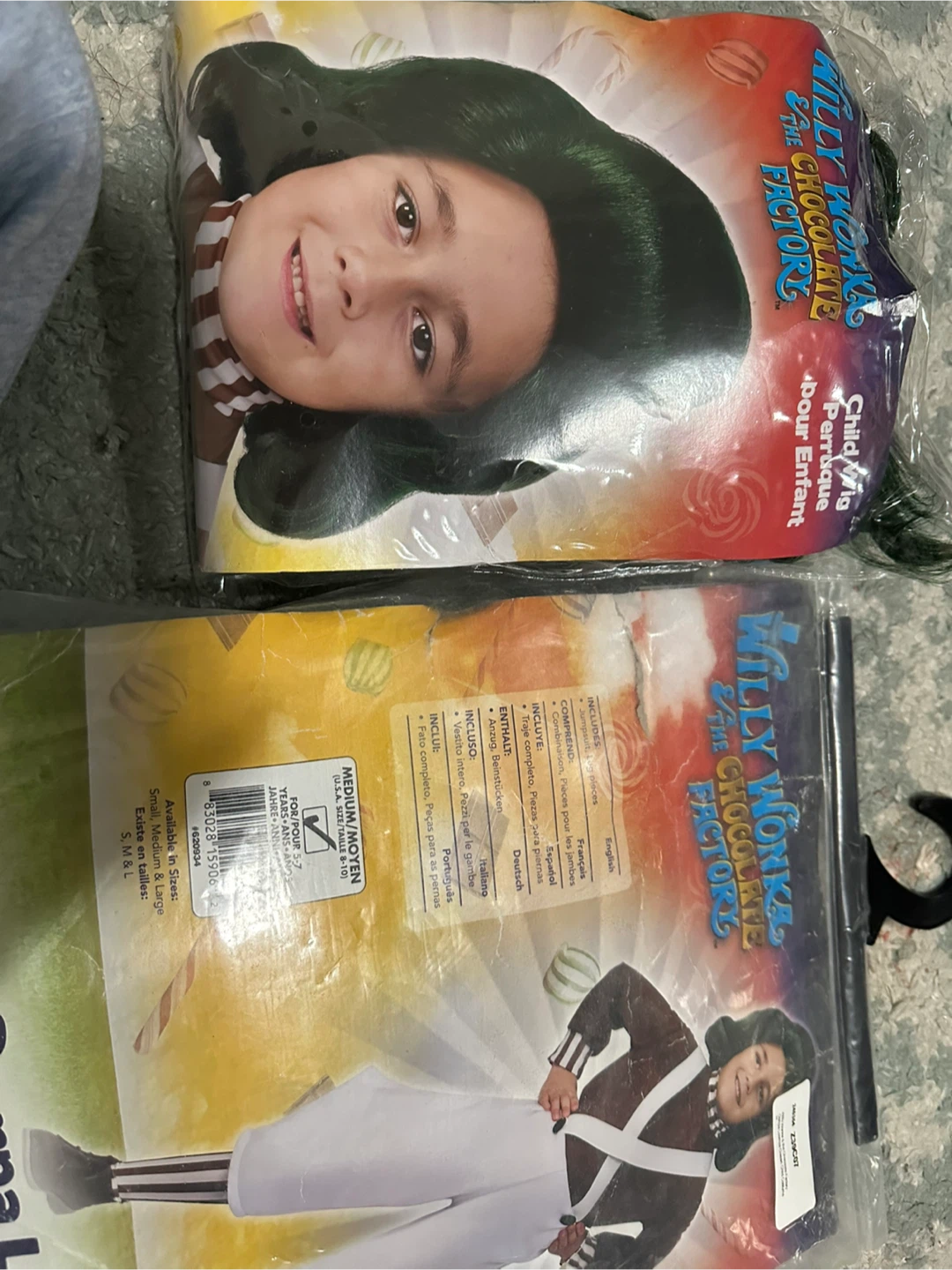 Willy Wonka Oompa Loompa Costume - Size M (8-10)