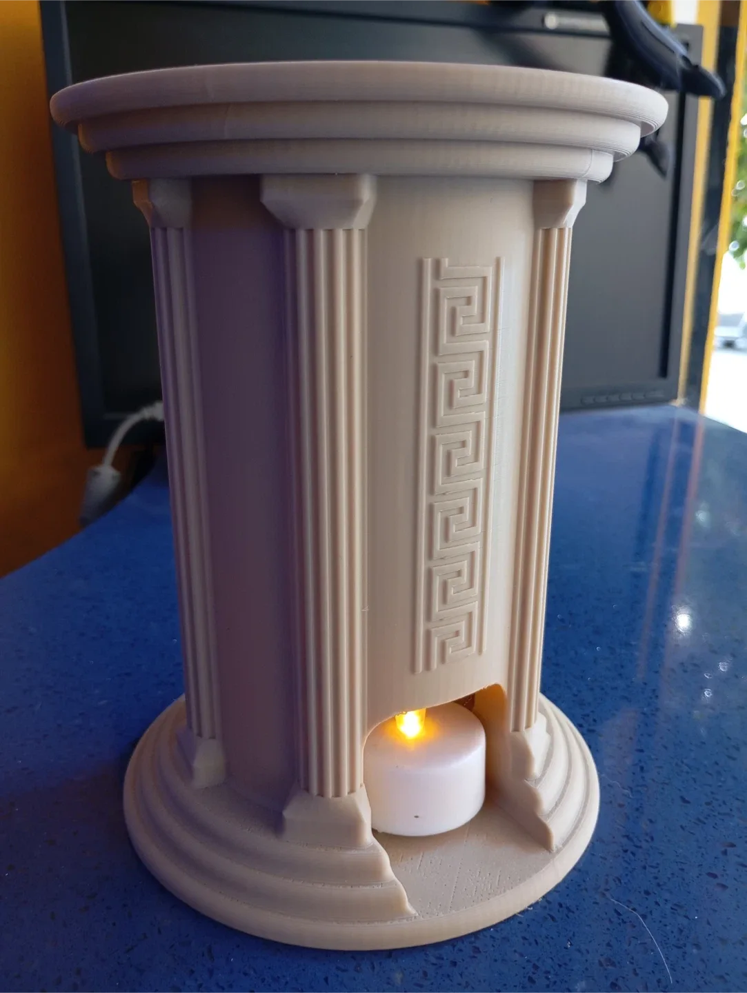 aphrodite godness greek temple tealight decoration image indicator(3)