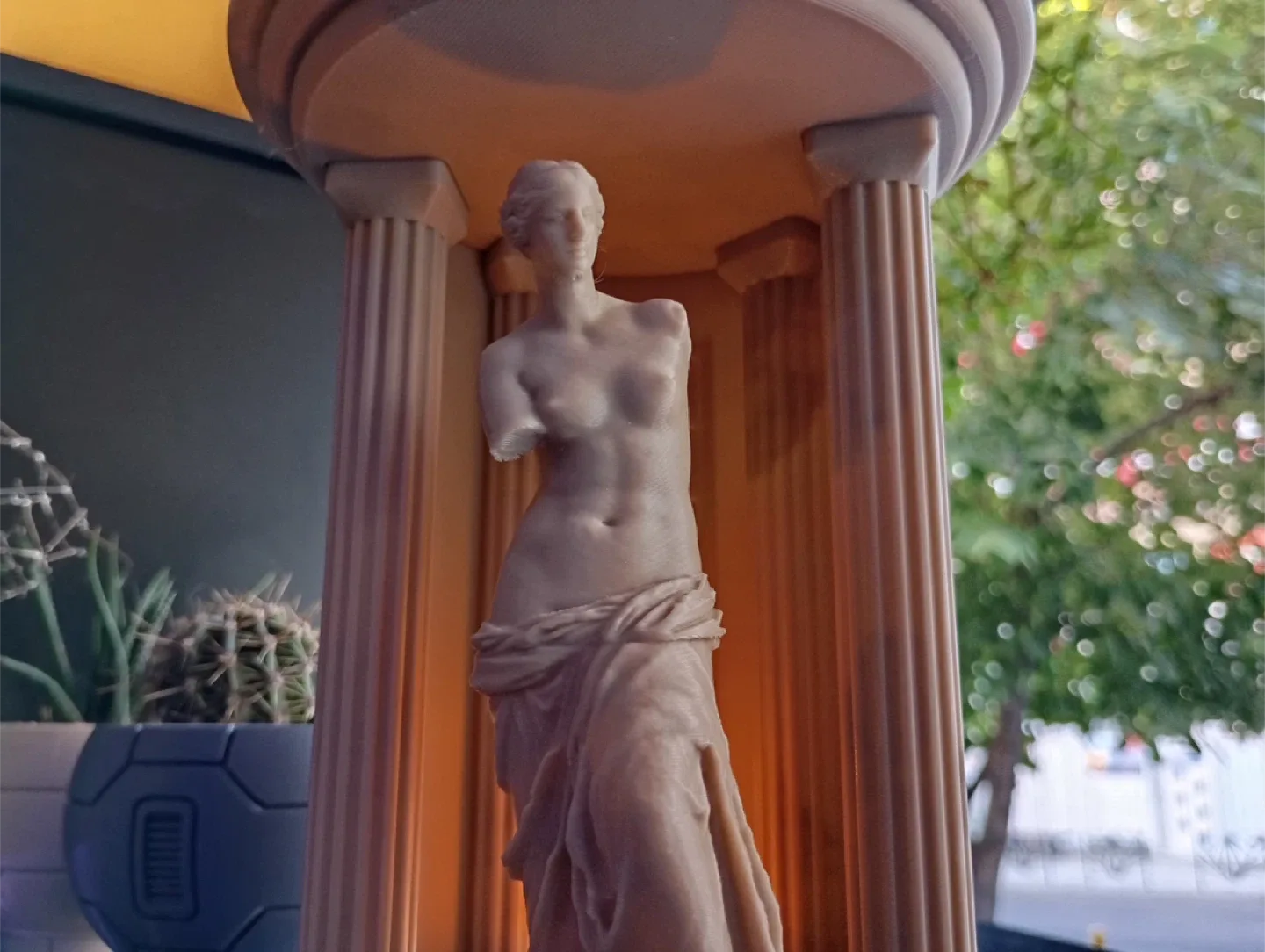 aphrodite godness greek temple tealight decoration image indicator(4)