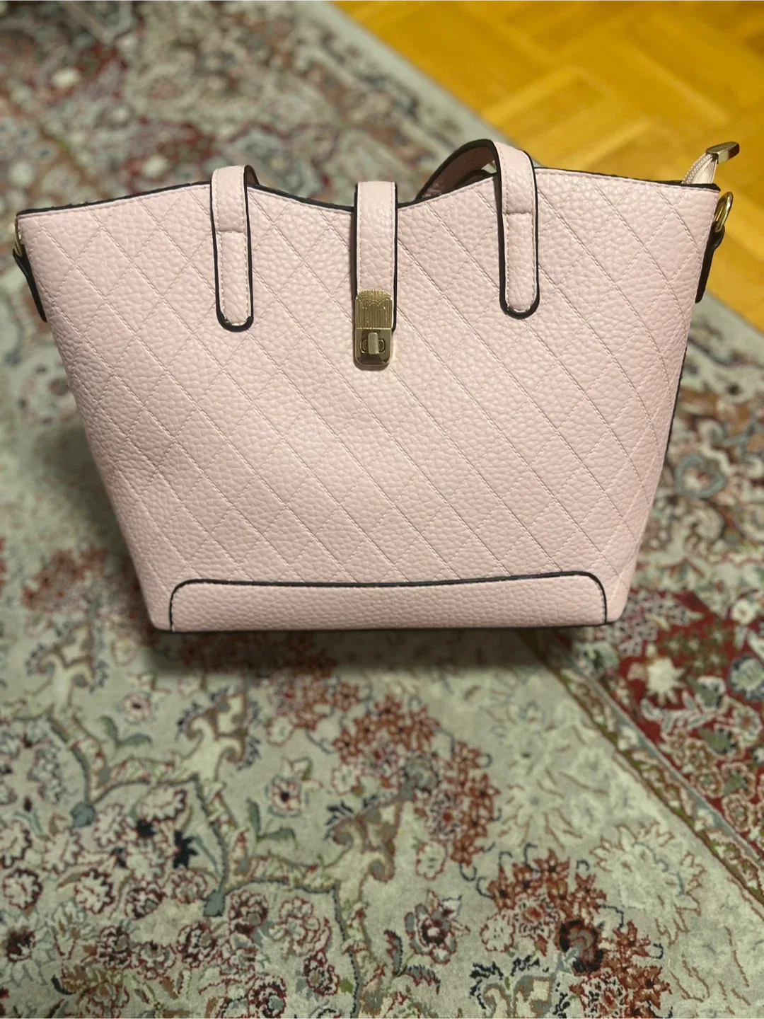 Pink Tote Bag image indicator(3)