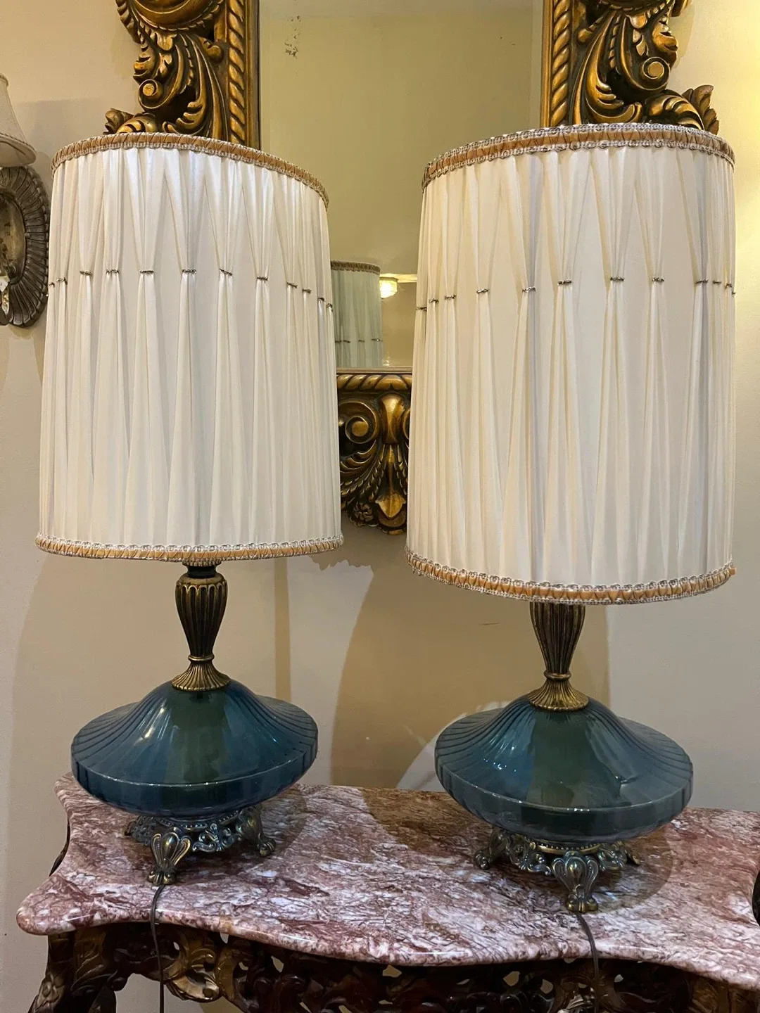 Luxury Hollywood regency Mid-century Modern lamps $500 image indicator(2)