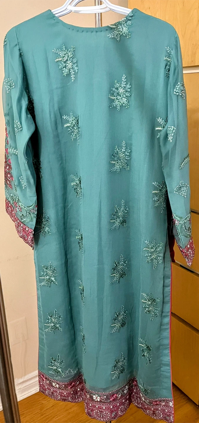 Chiffon 3pc Party Wear - photo 5