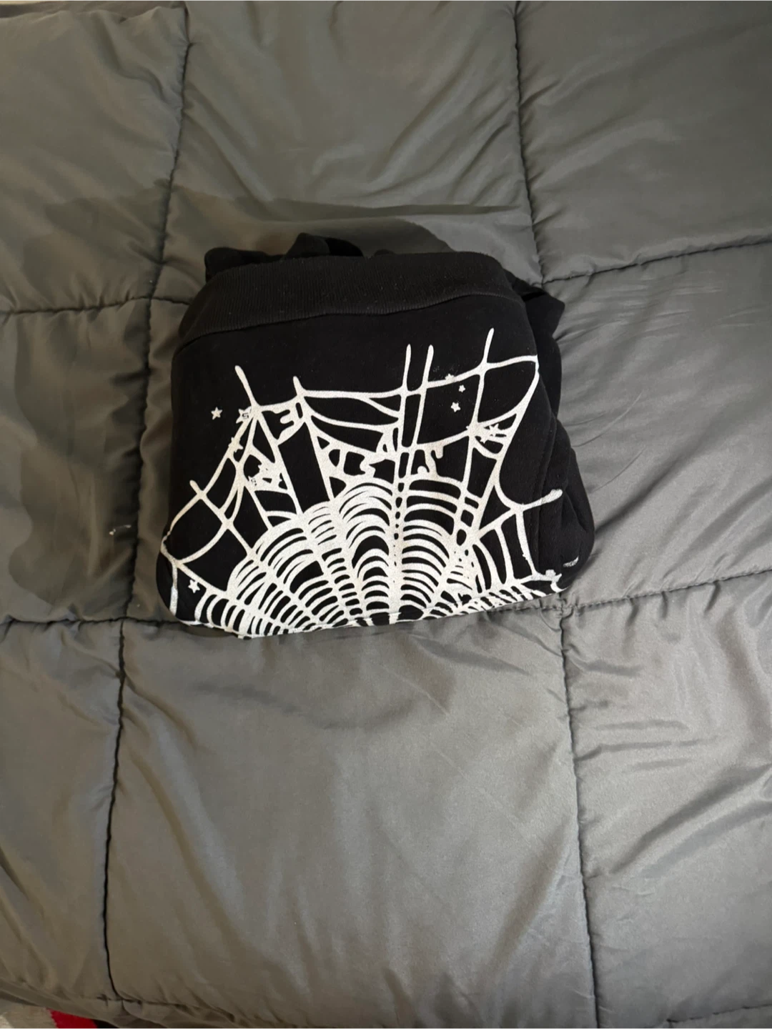 Sp5der Black Hoodie