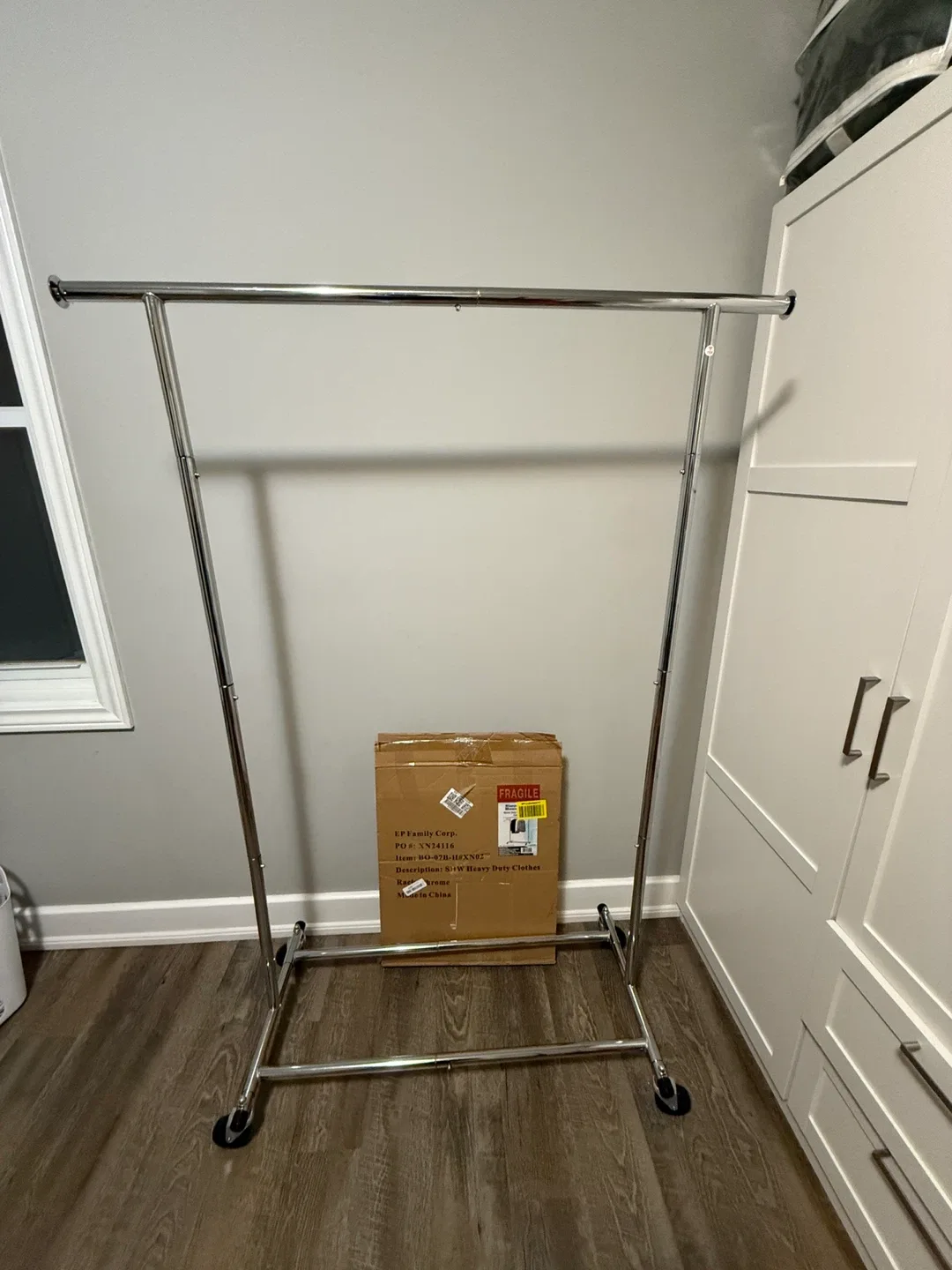 Rolling Garment Rack - Adjustable & Extendable image indicator(9)