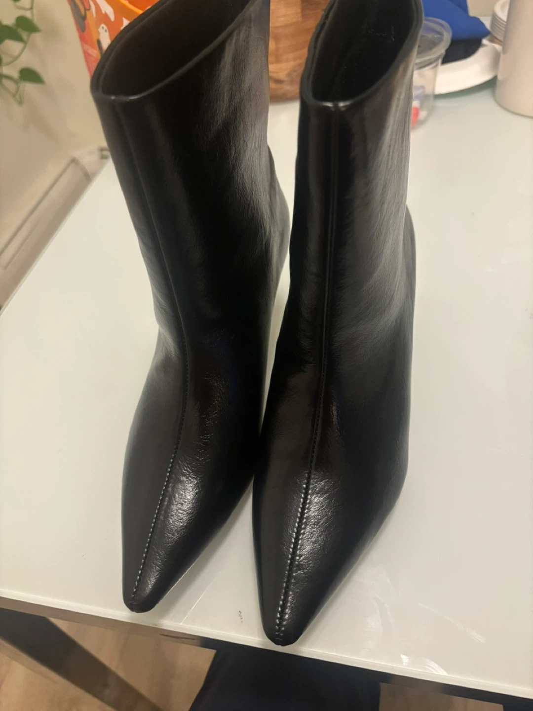 Steve Madden Black Ankle Boots - Size 38