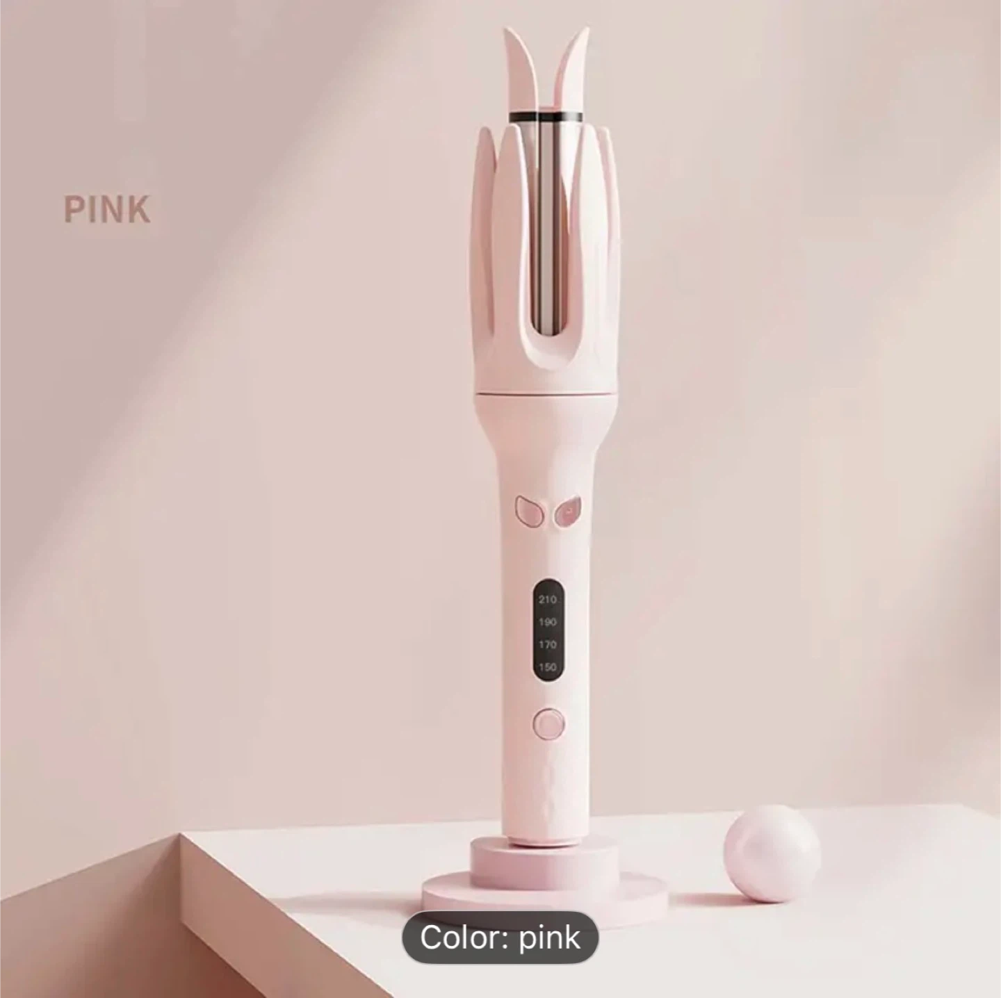 Automatic Hair Curler - Pink