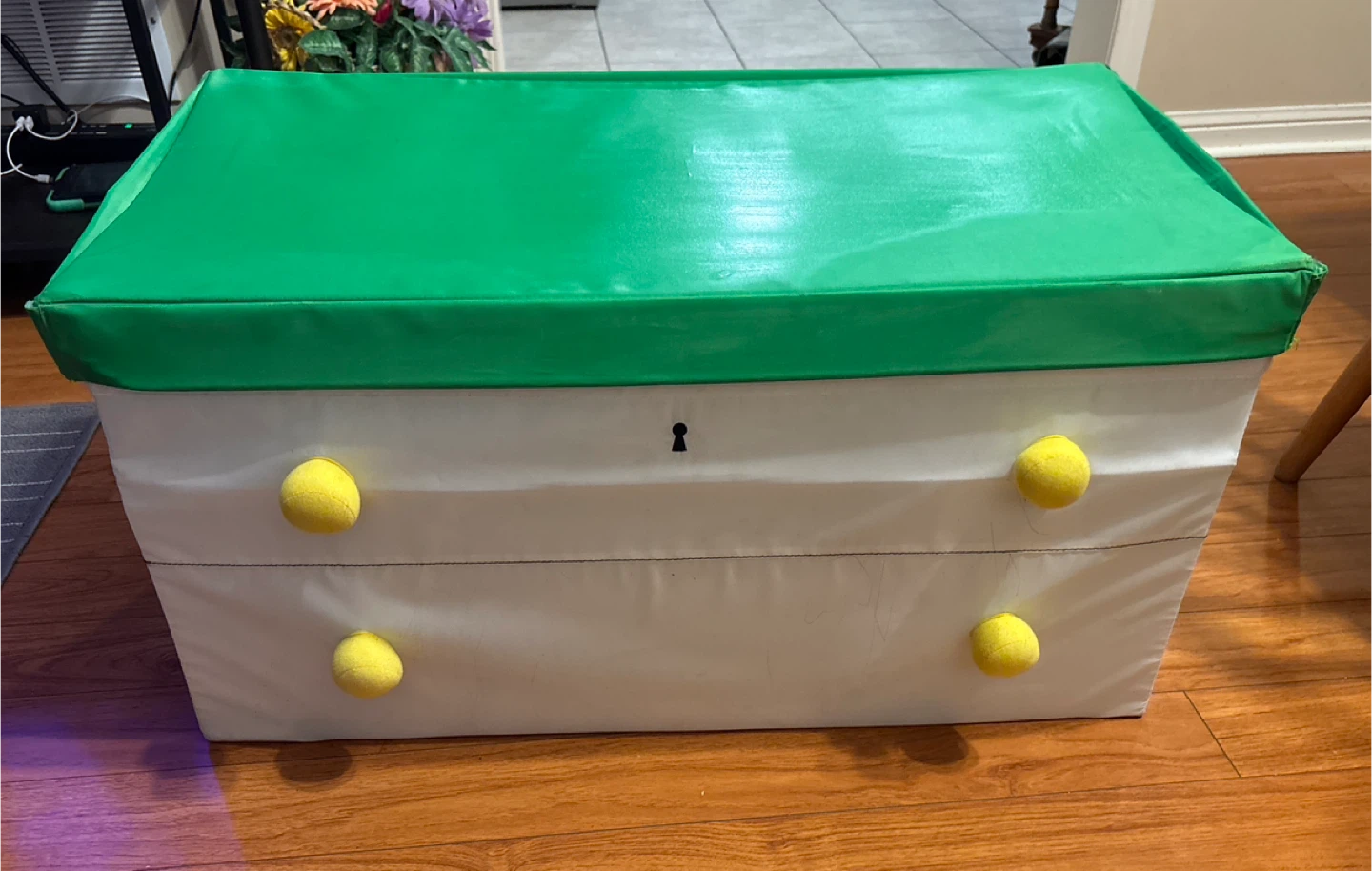 IKEA Kids' Toy Storage Box - Green & White ❤️ - photo 2