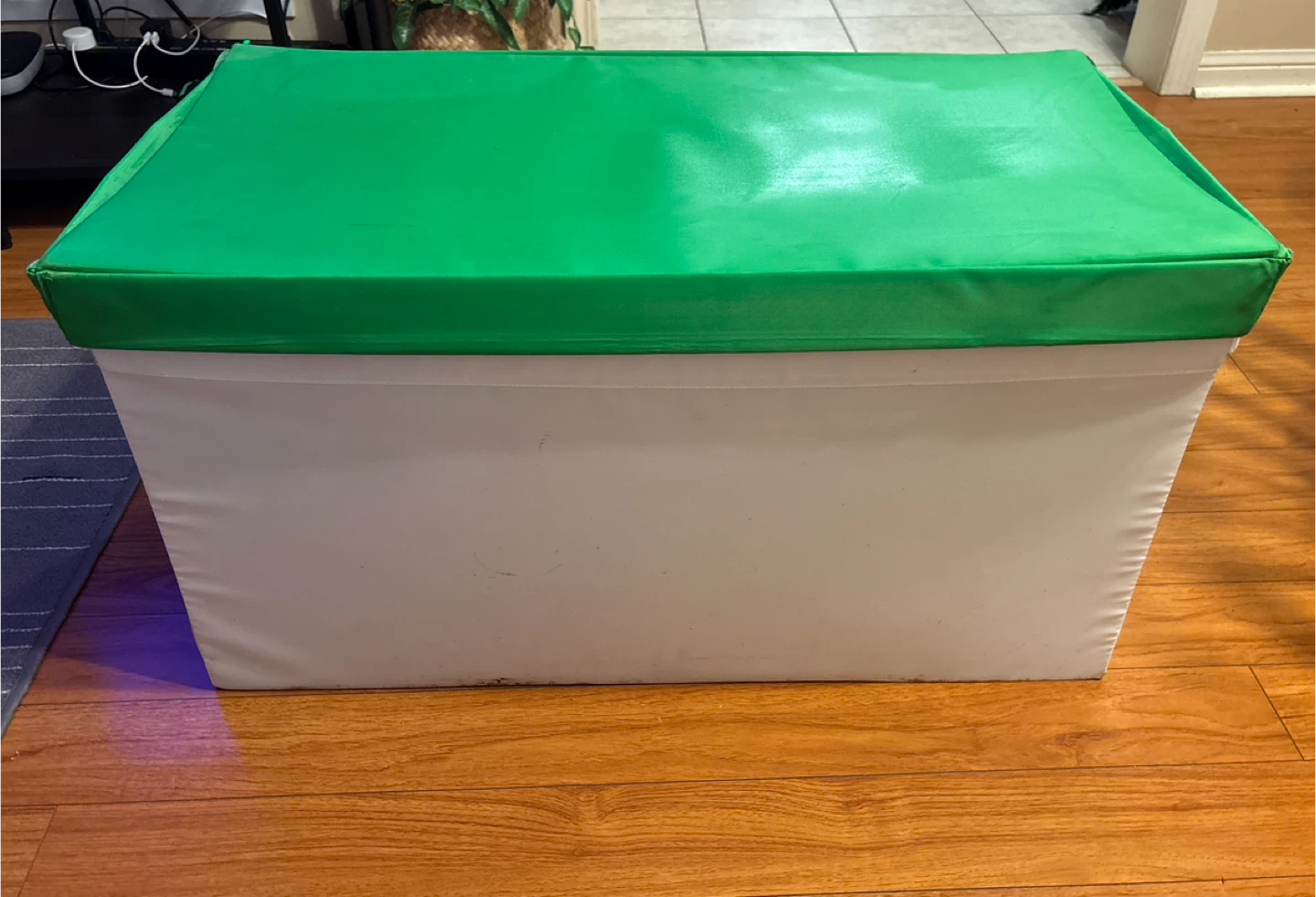 IKEA Kids' Toy Storage Box - Green & White ❤️ - photo 5