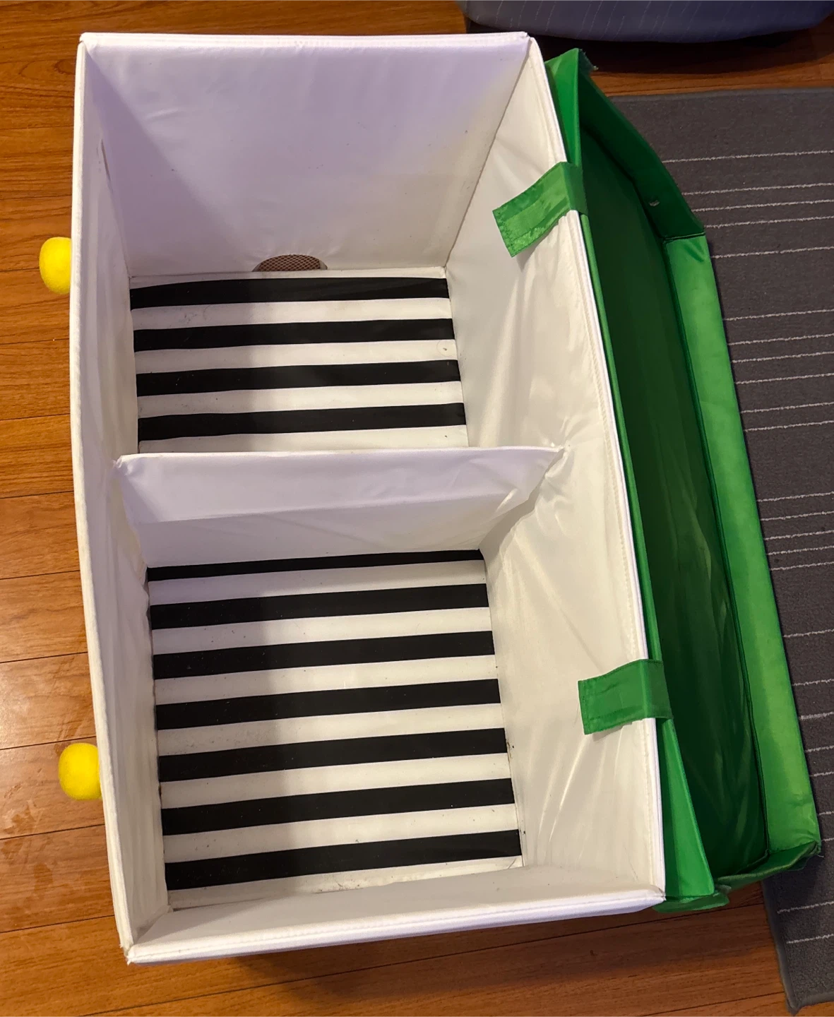 IKEA Kids' Toy Storage Box - Green & White ❤️ - photo 3