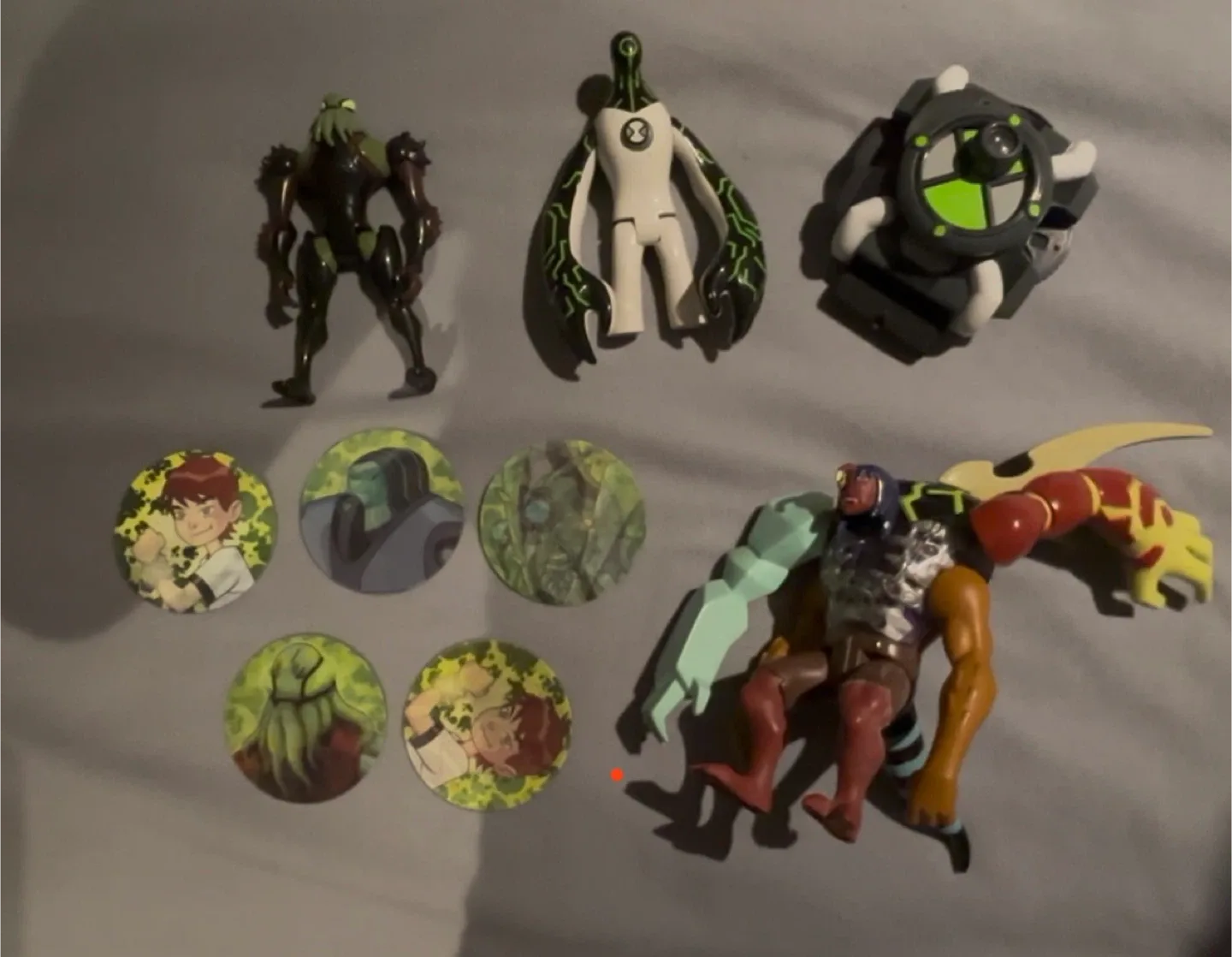 Old action figures - Ben 10 and Indiana Jones