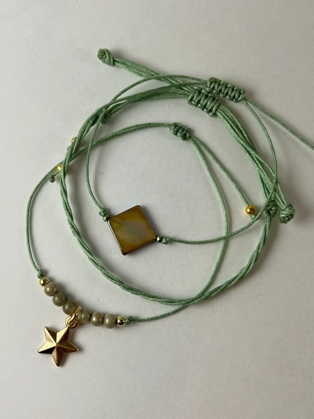 Handmade Green Bracelet Set image indicator(2)