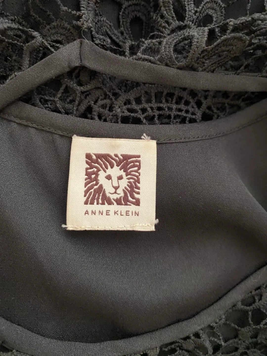 Anne Klein Black Lace Dress image indicator(4)