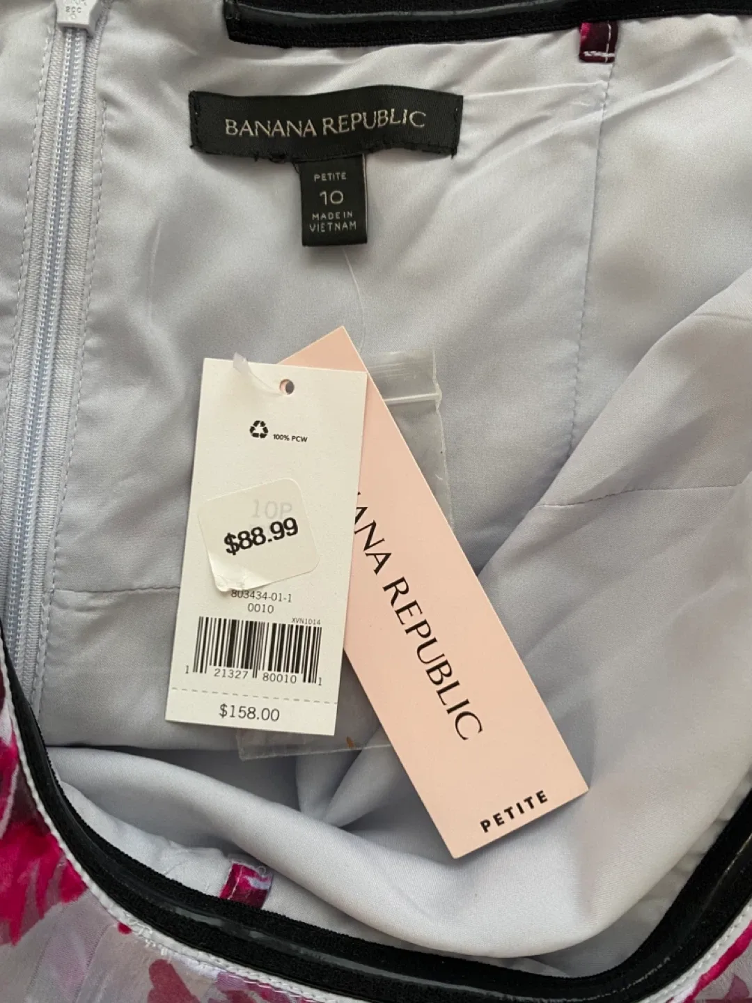 Banana Republic Floral Dress - Size 10 Petite image indicator(5)