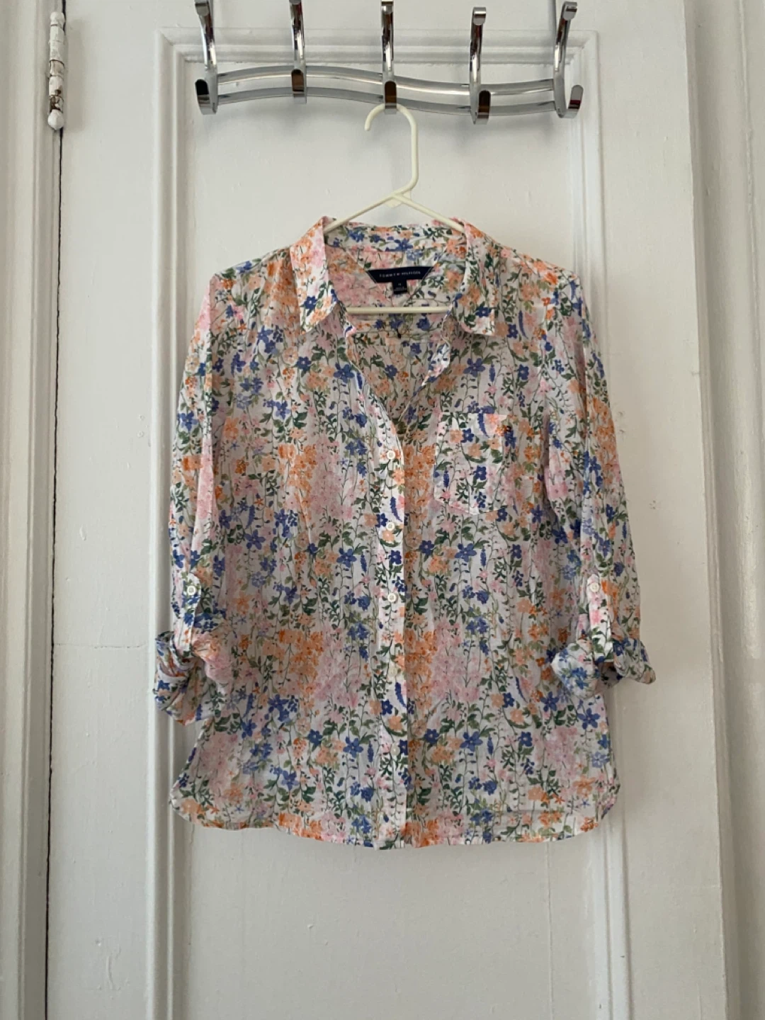 Tommy Hilfiger Floral Button-Down Shirt - Size M