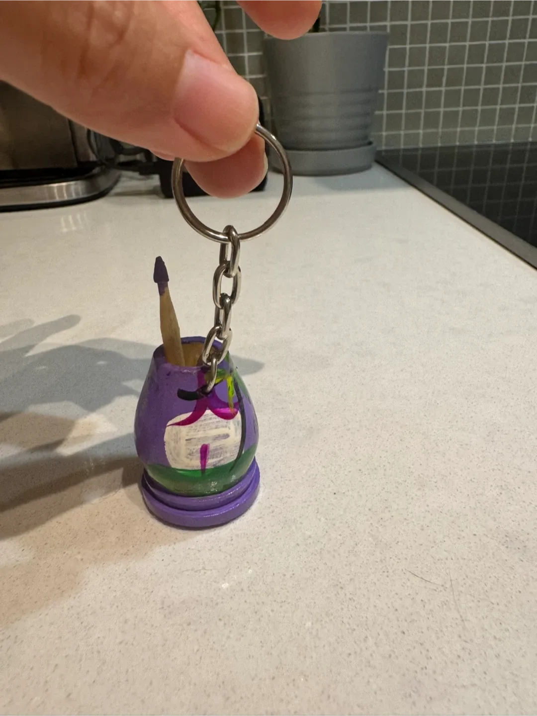 Handmade Nicaragua Keychain thumbnail