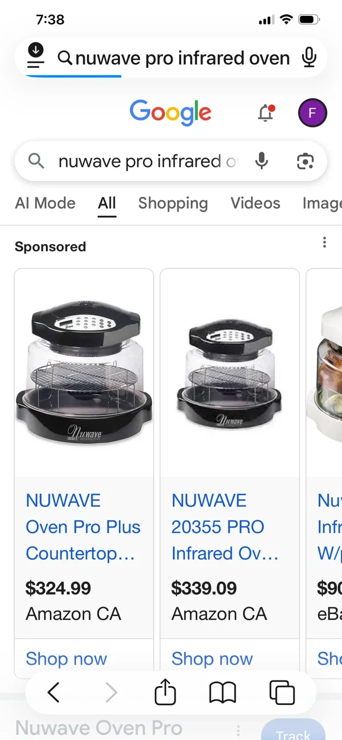 White NuWave Oven with Accessories image indicator(6)