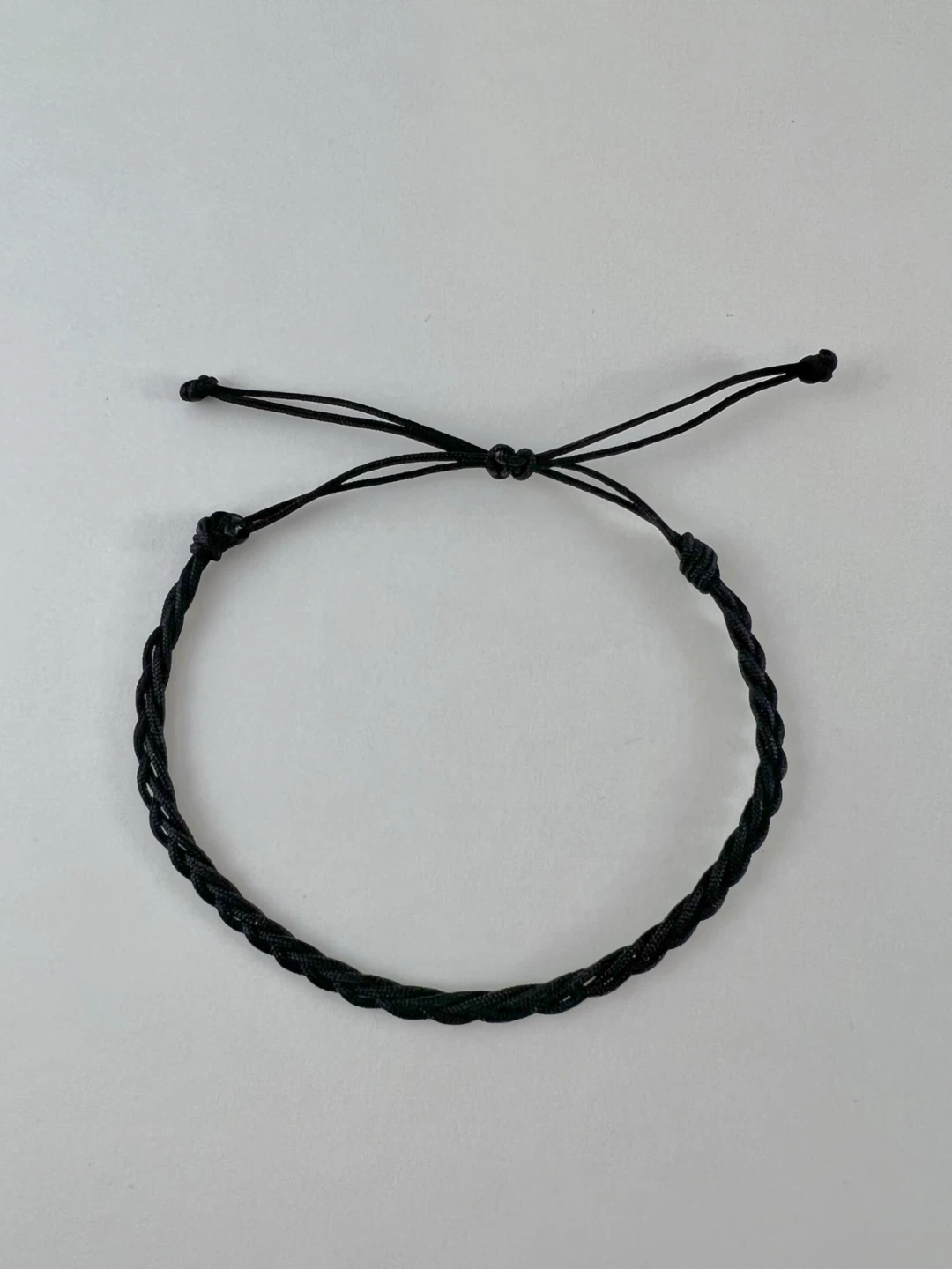 Handmade Black Cord Star Charm Bracelet - photo 3
