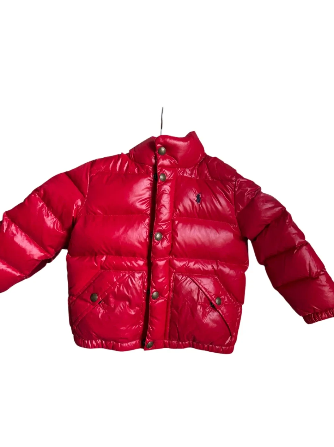 Polo Ralph Lauren Red Puffer Jacket - Size 3/3T