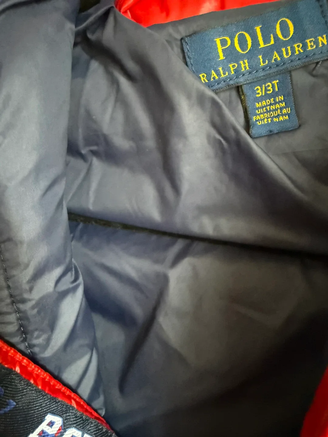 Polo Ralph Lauren Red Puffer Jacket - Size 3/3T image indicator(3)