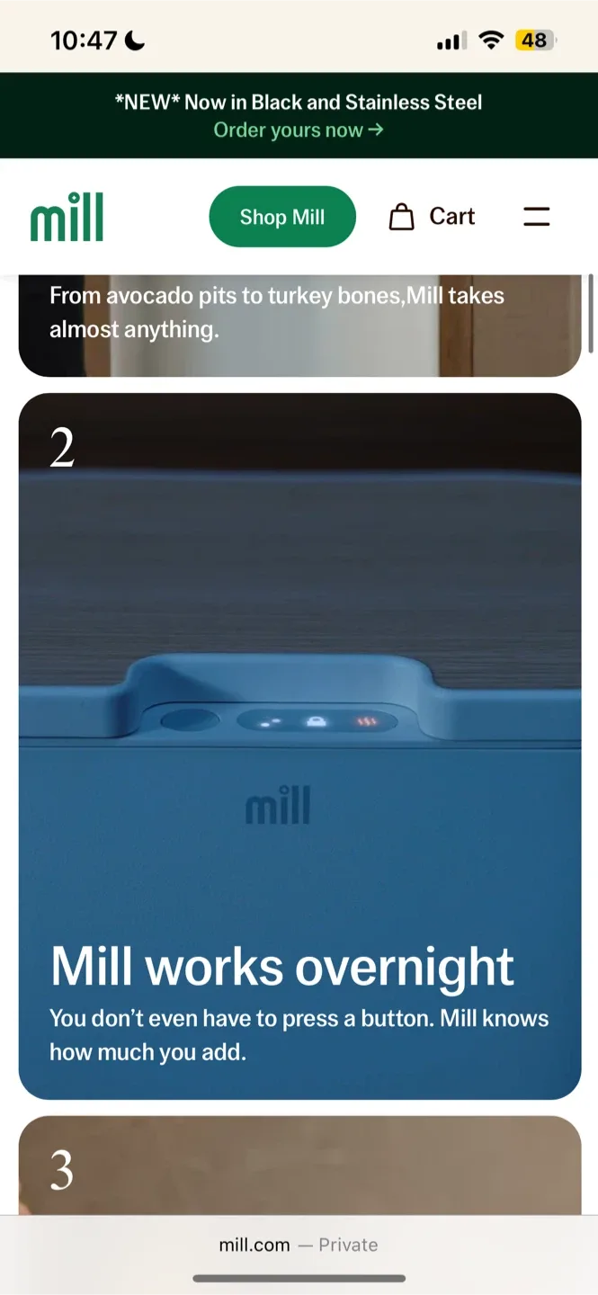 The Mill Kitchen Food Composter image indicator(4)