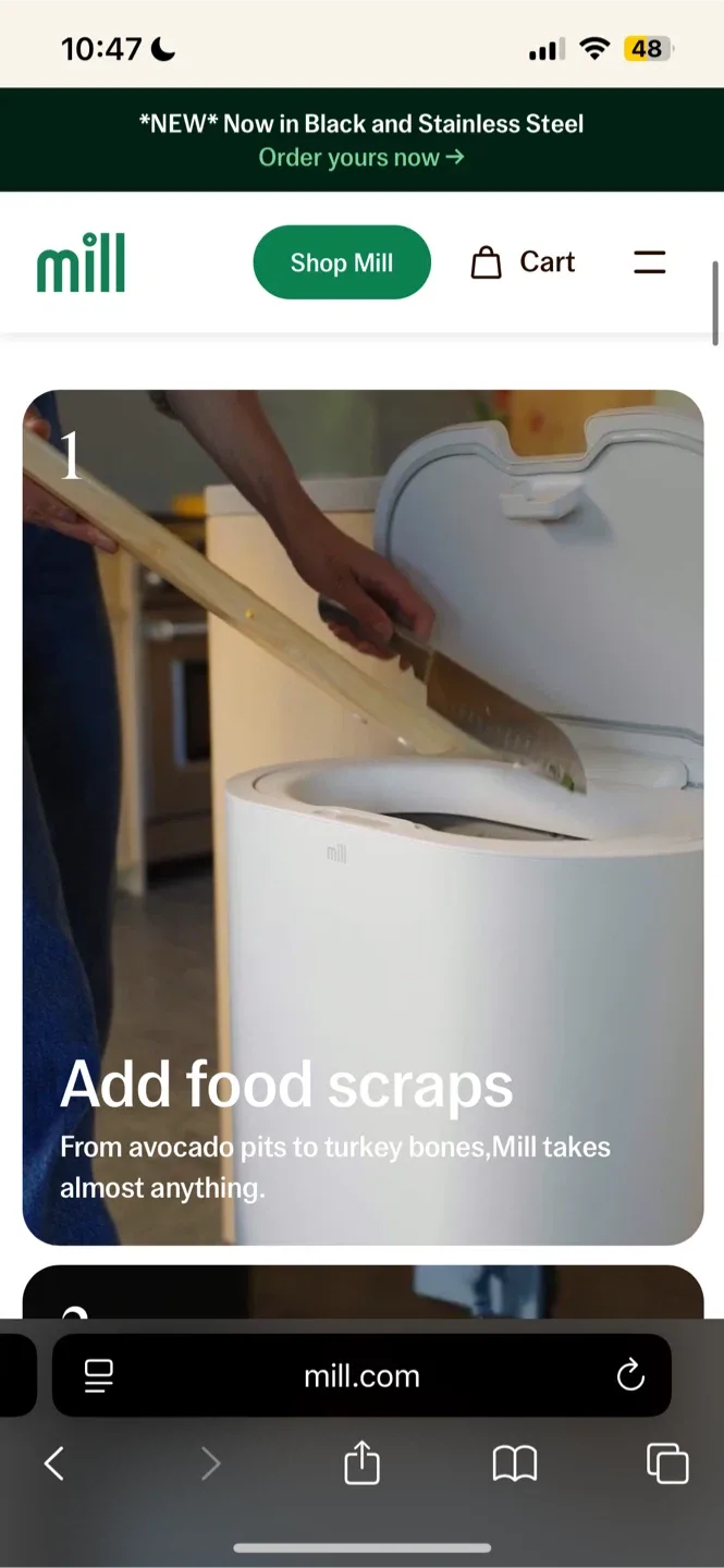 The Mill Kitchen Food Composter image indicator(3)