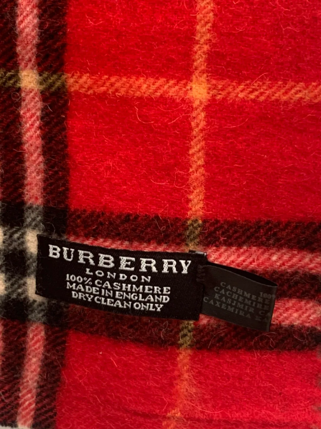 🔥 100% Authentic Burberry Novacheck  Cashmere Happy Scarf 🔥 image indicator(6)