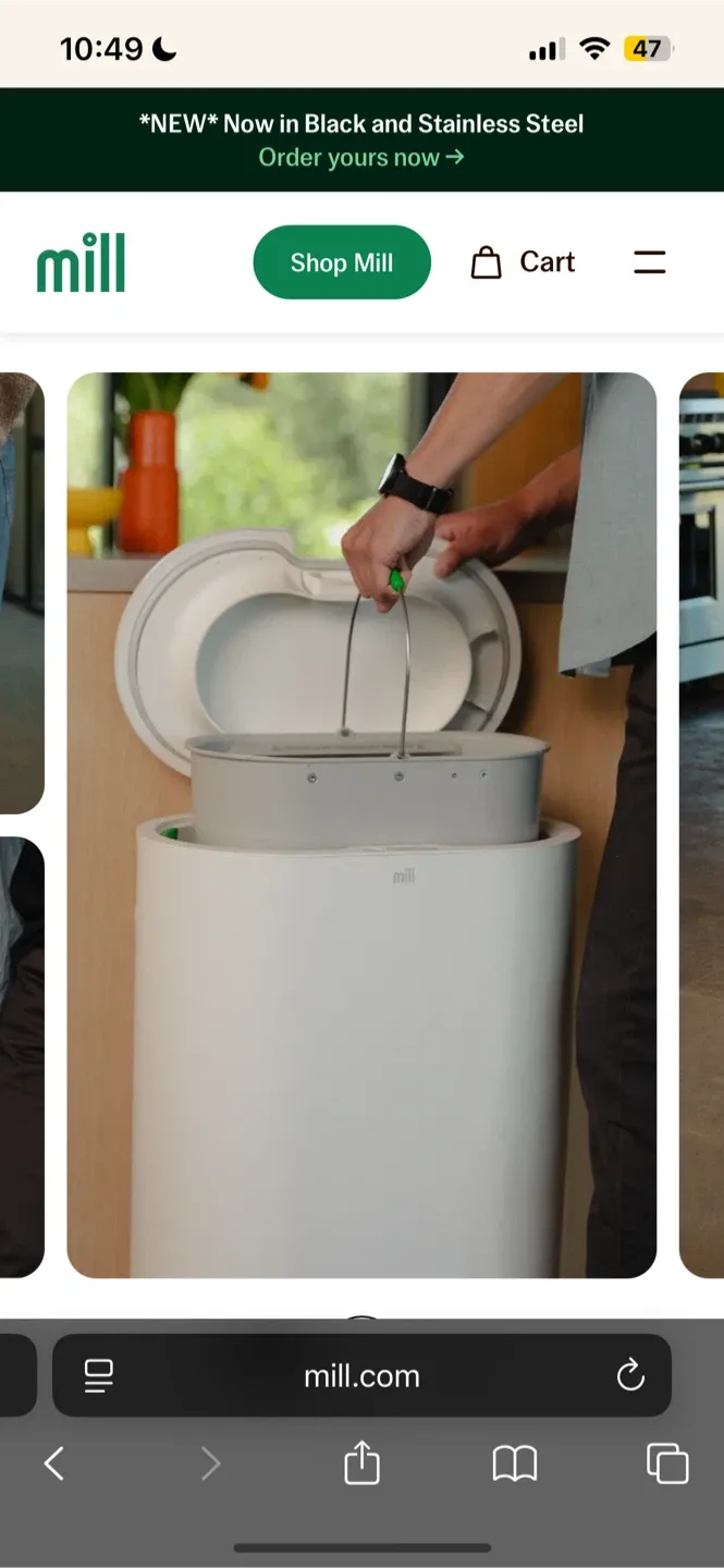 The Mill Kitchen Food Composter image indicator(10)