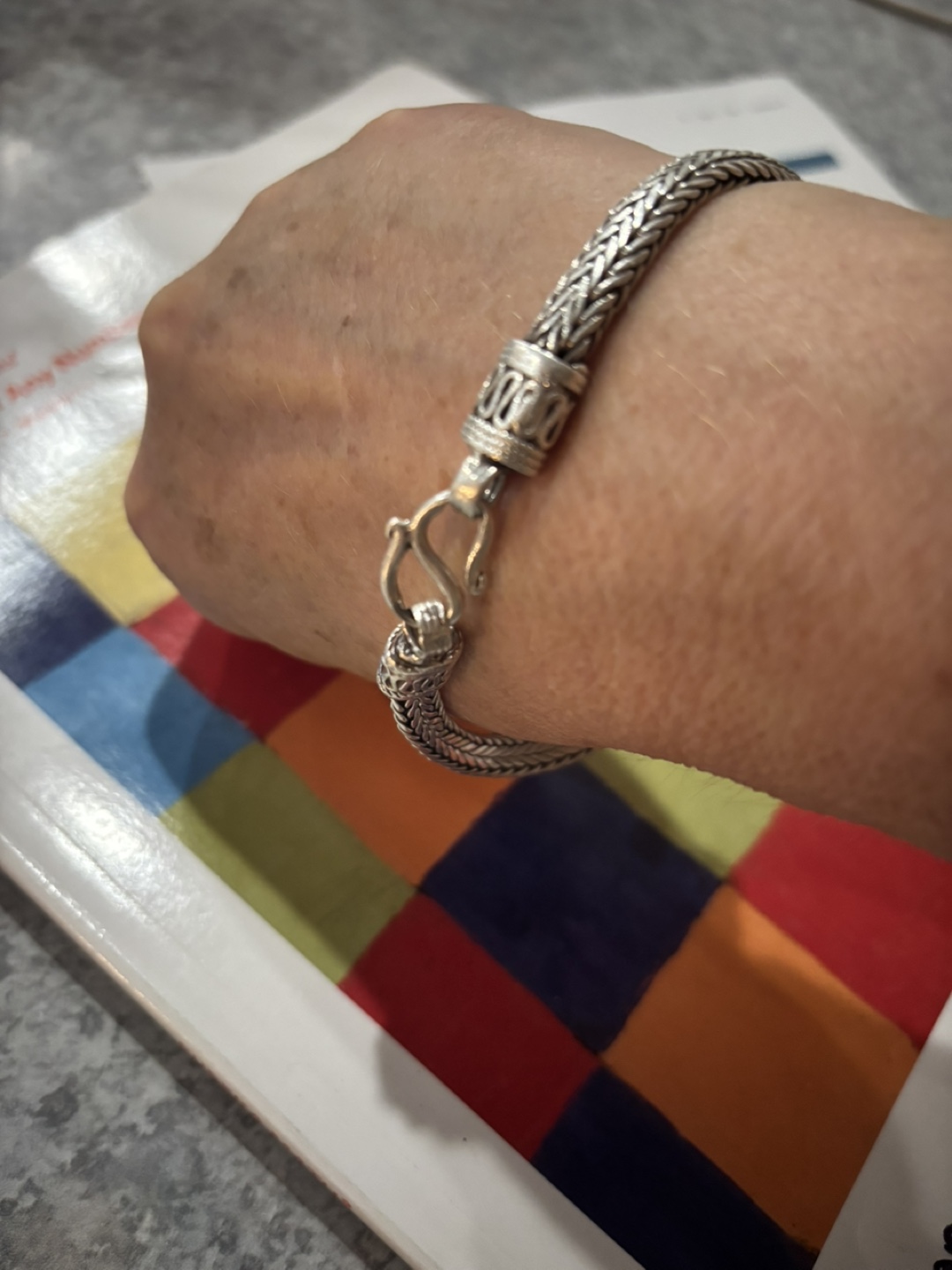 Solid Silver 925 bracelet (men’s) - photo 4