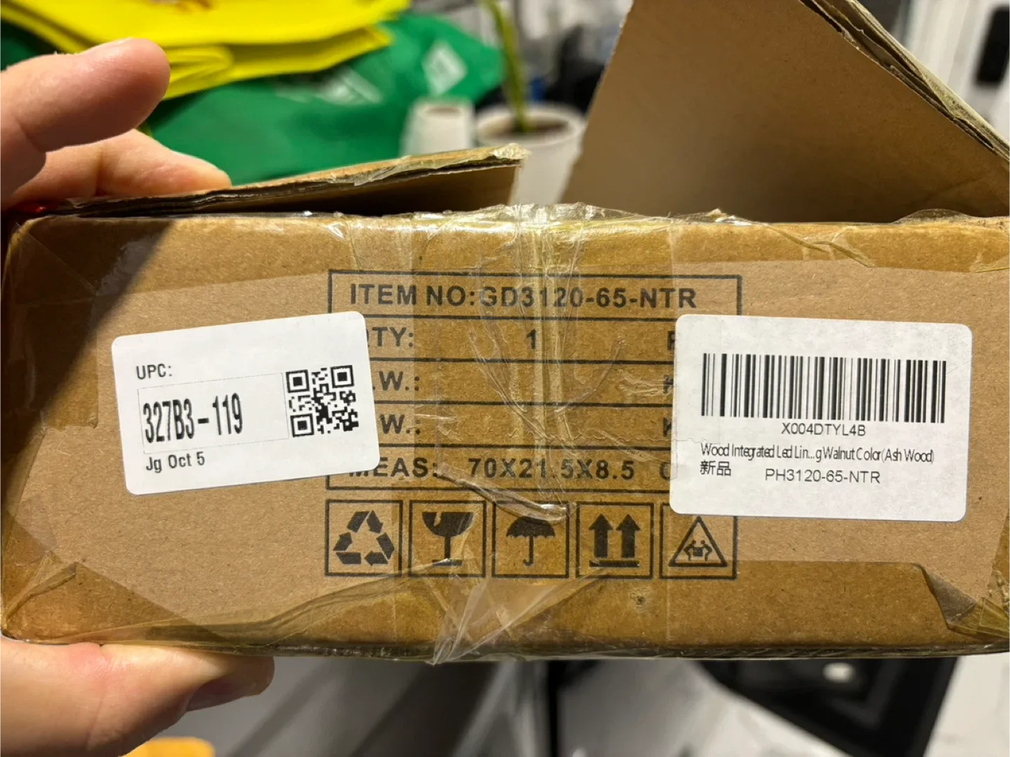 Wood Integrated LED Light, Walnut Color, Ash Wood image indicator(5)