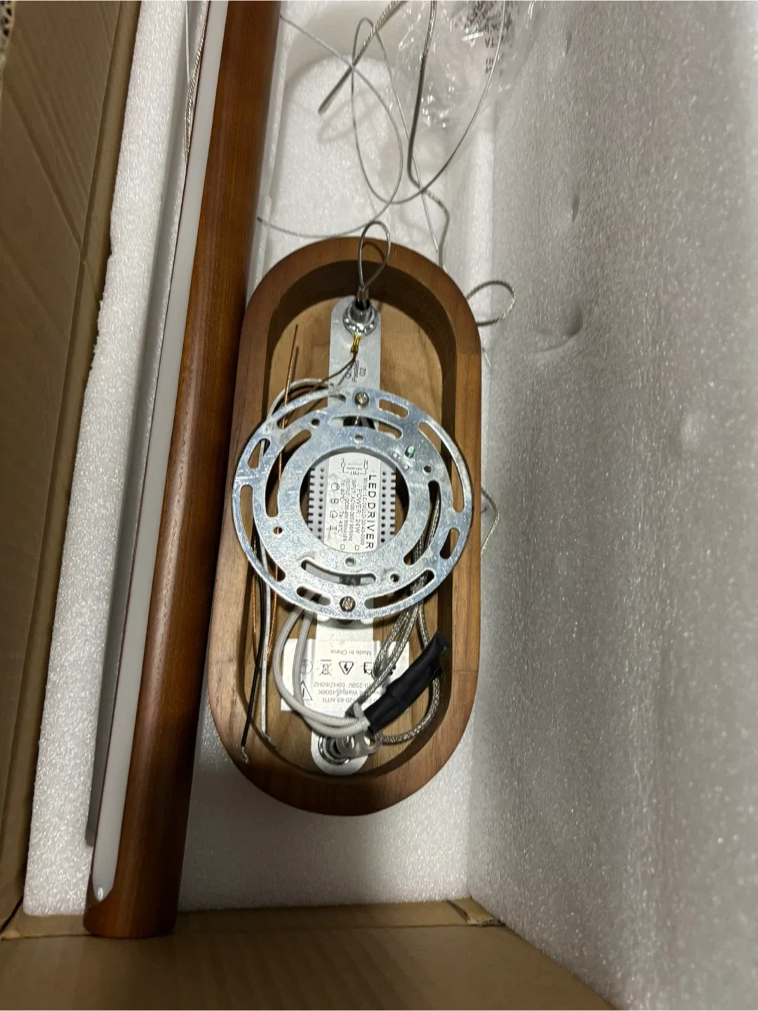 Wood Integrated LED Light, Walnut Color, Ash Wood image indicator(4)