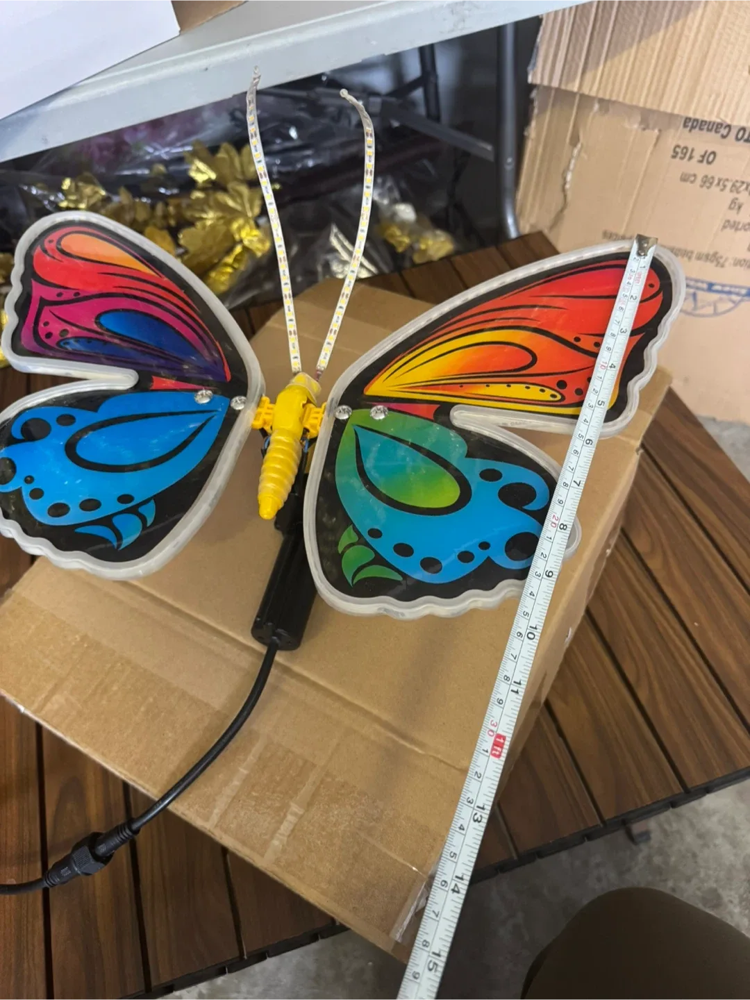 🧡 Butterfly LED Neon Sign Light up plug 🔌 in decoration image indicator(2)