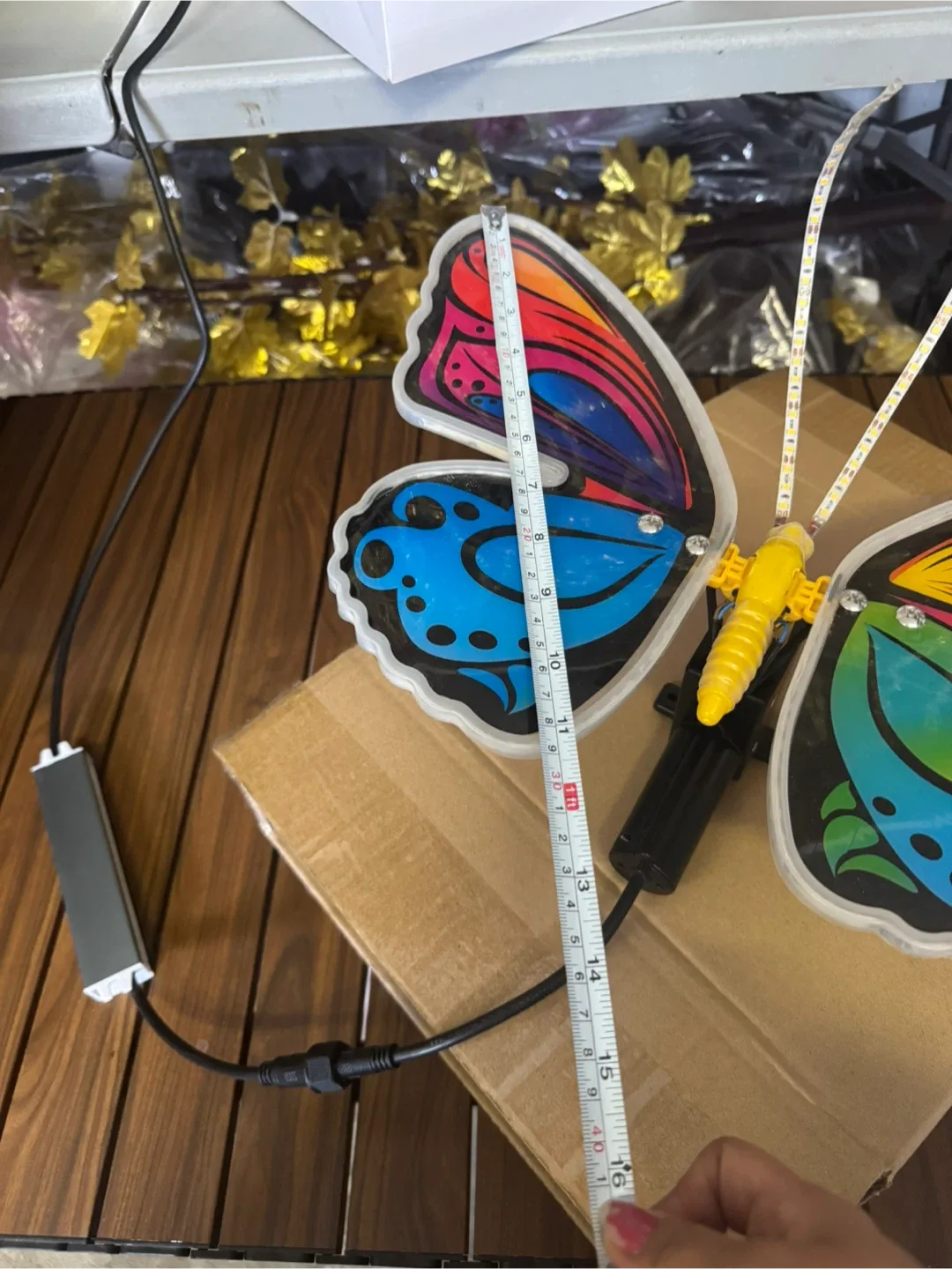 🧡 Butterfly LED Neon Sign Light up plug 🔌 in decoration image indicator(6)