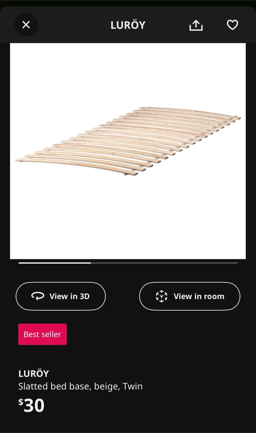 IKEA Single Bed Frame image indicator(4)