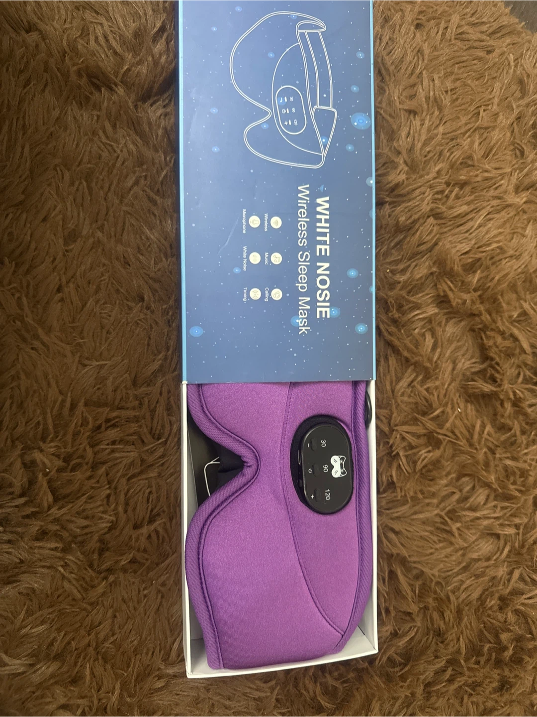 White Nosie Wireless Sleep Mask