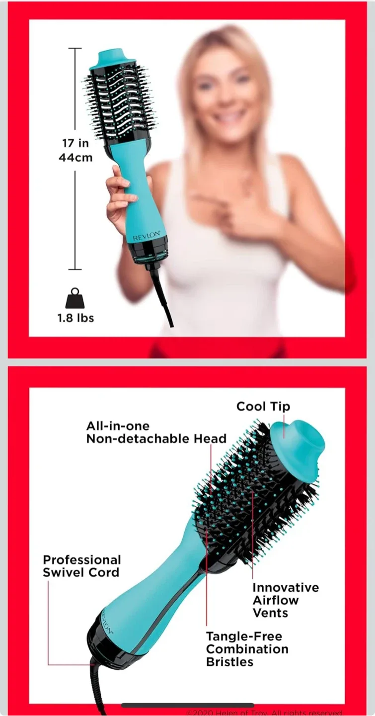 Revlon One-Step Volumizer Hair Dryer & Styler image indicator(3)