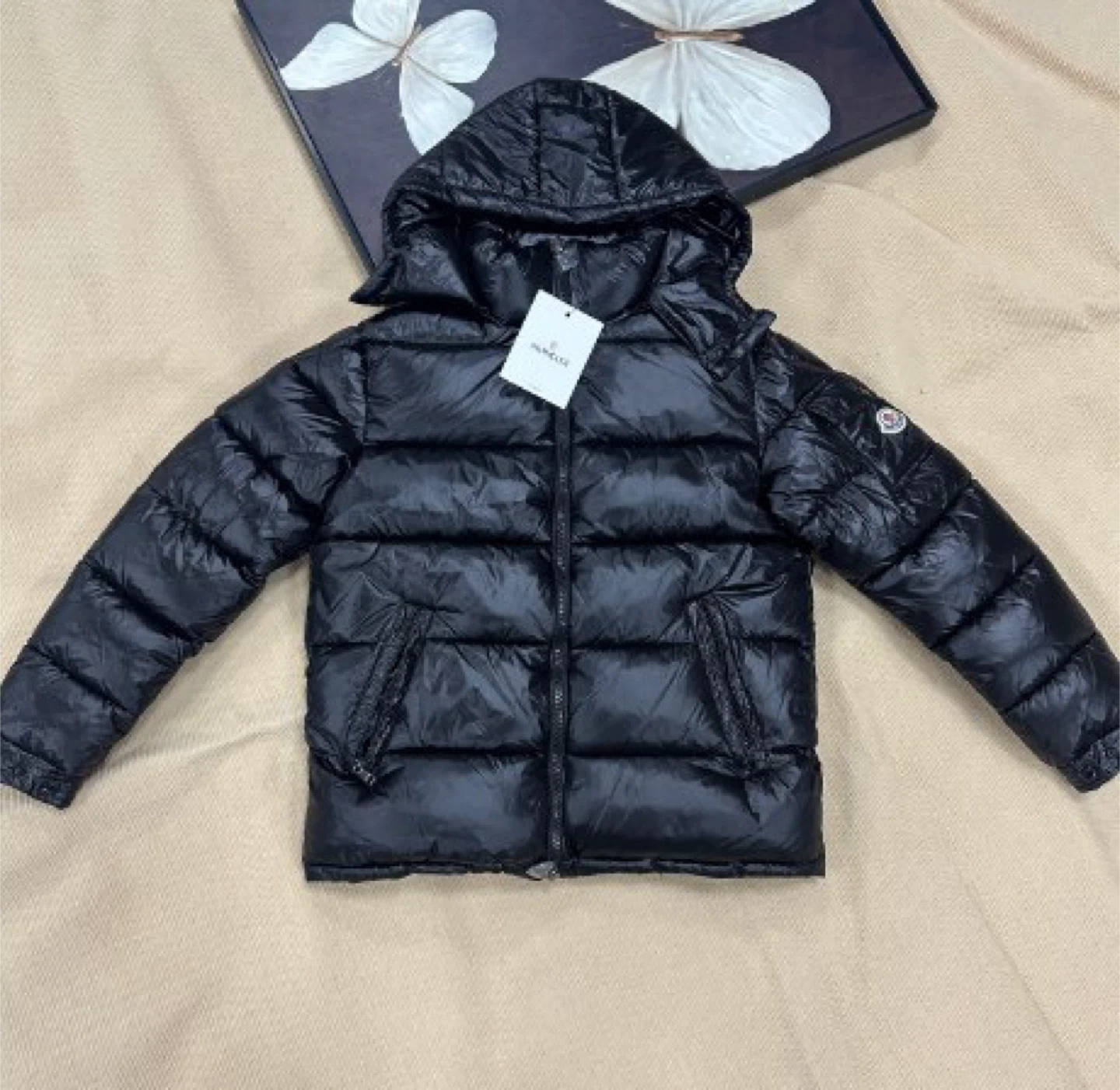 Moncler Black Puffer Jacket