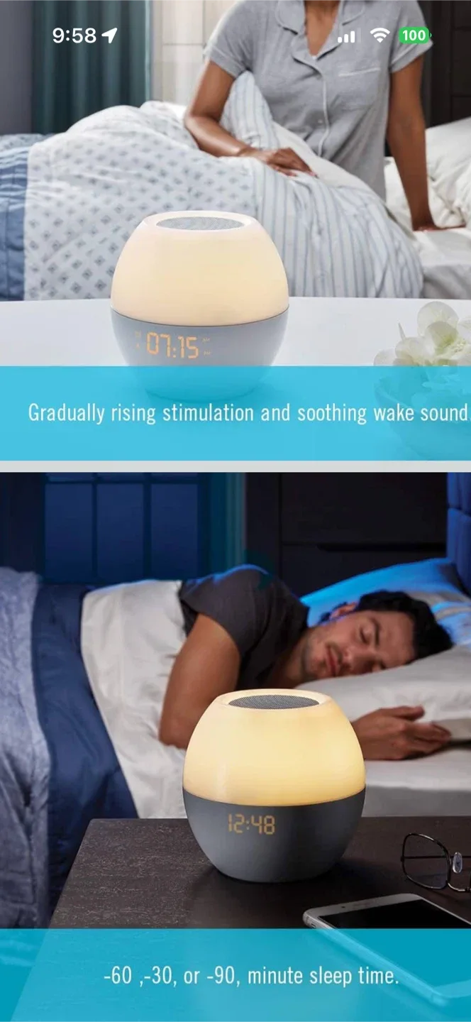 HoMedics SoundSpa Sunrise Sound Machine image indicator(5)