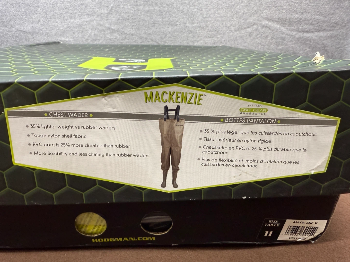 Hodgman Mackenzie Chest Wader - Size 11 - photo 5