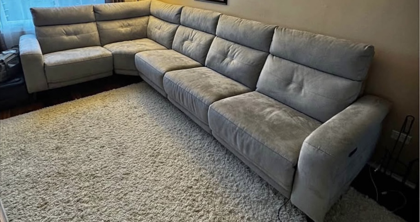Large Reclining 5 pieces sofa - photo 3