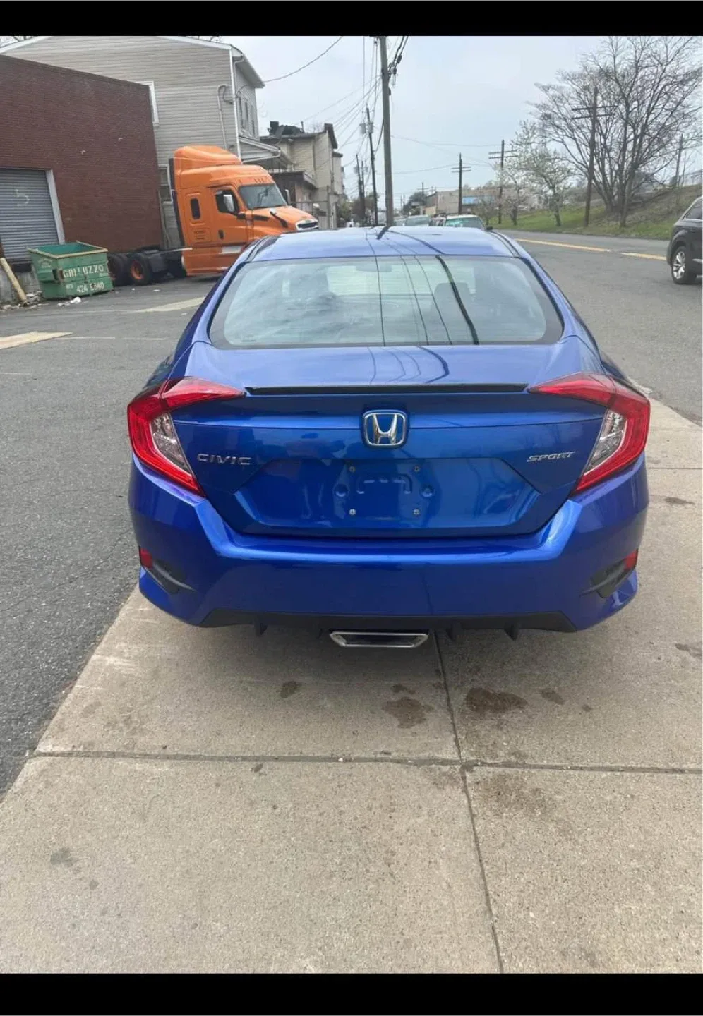 Blue Honda Civic Sedan 2020 image indicator(2)