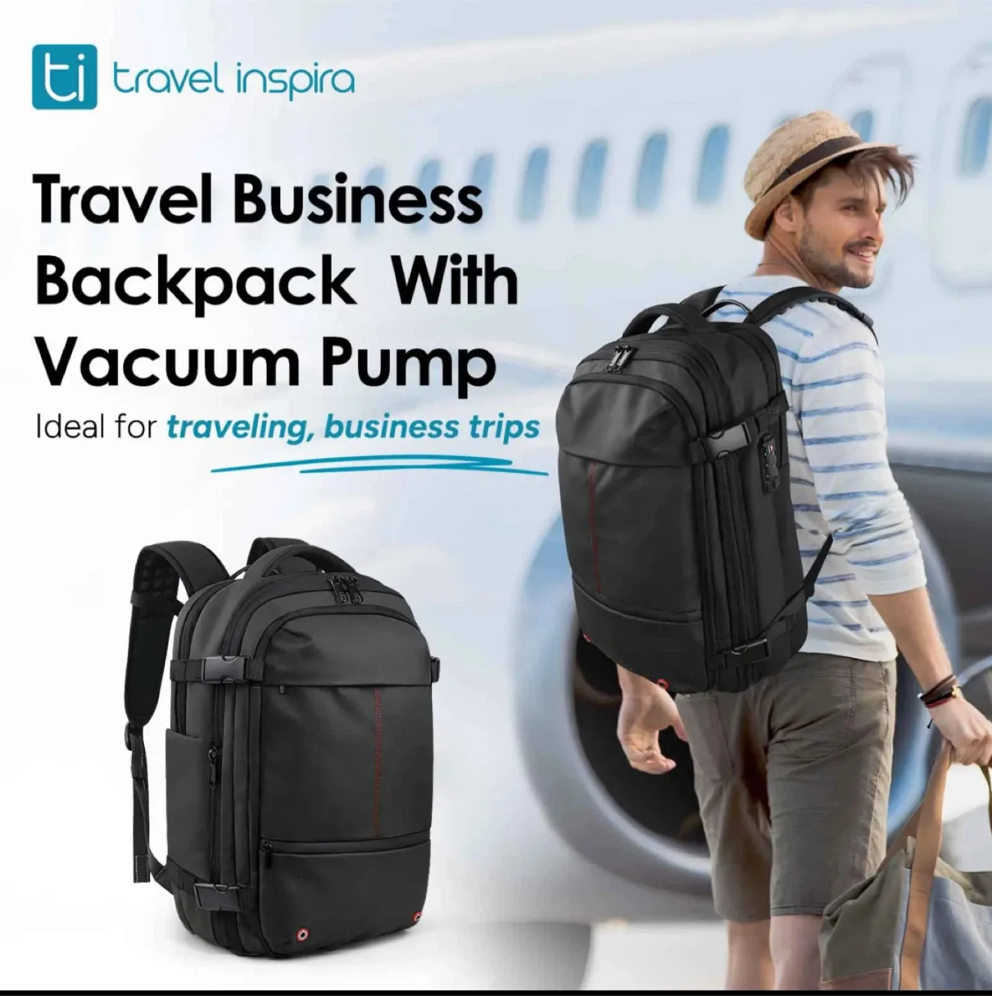 Travel Inspira 55L Expandable Carry-on Backpack image indicator(2)