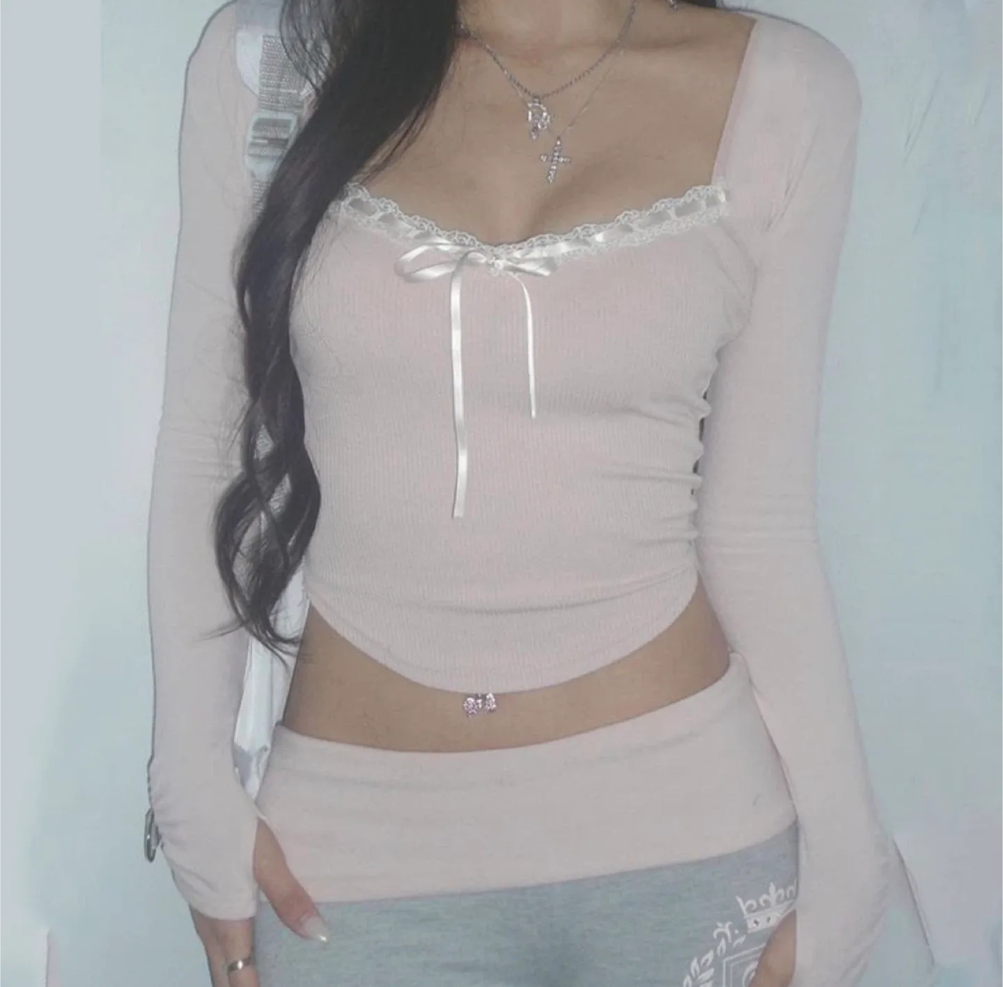 Pink Long Sleeve Top thumbnail