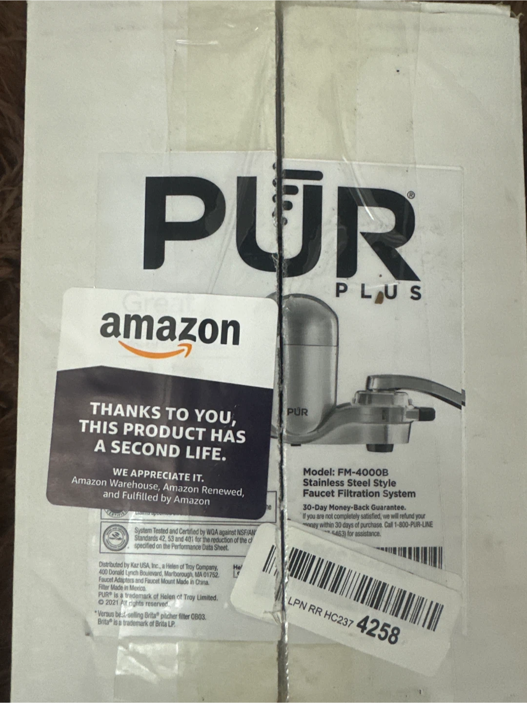 PUR PLUS FM-4000B Faucet Filtration System
